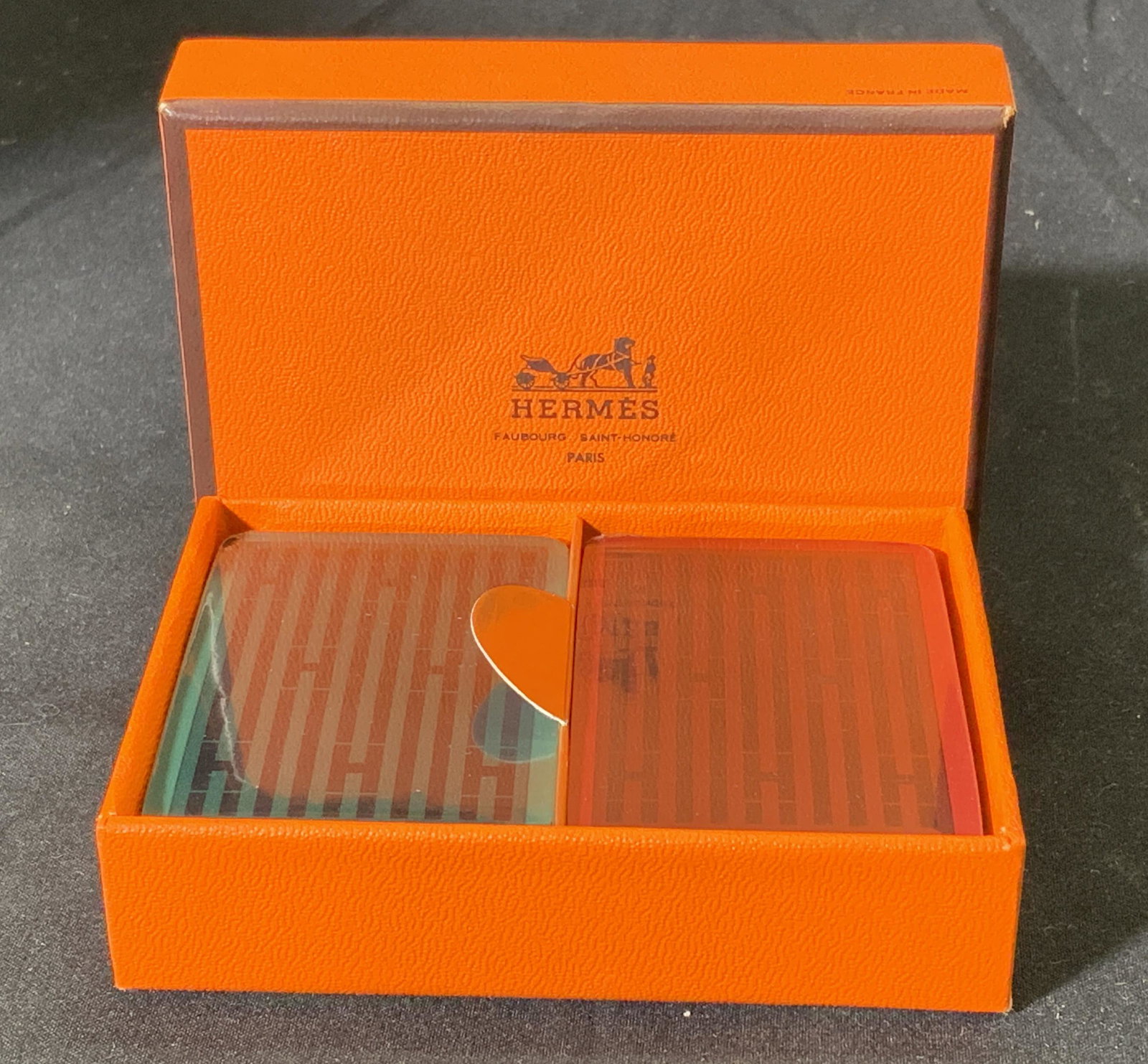 HERMES Miniature Playing Cards NIB, France (1 of 6)