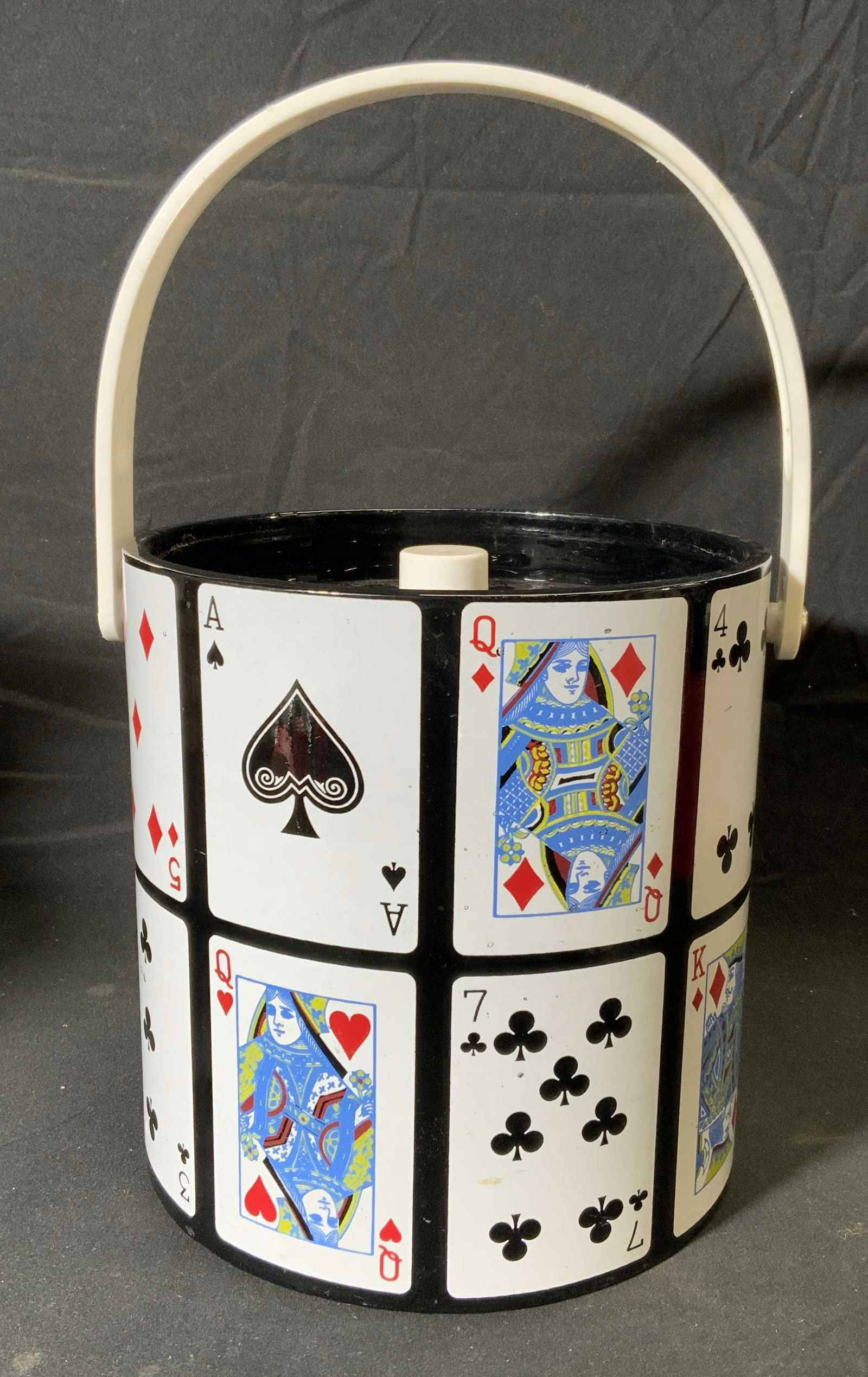Vintage Novelty Casino Playing Card Ice Bucket (1 of 5)