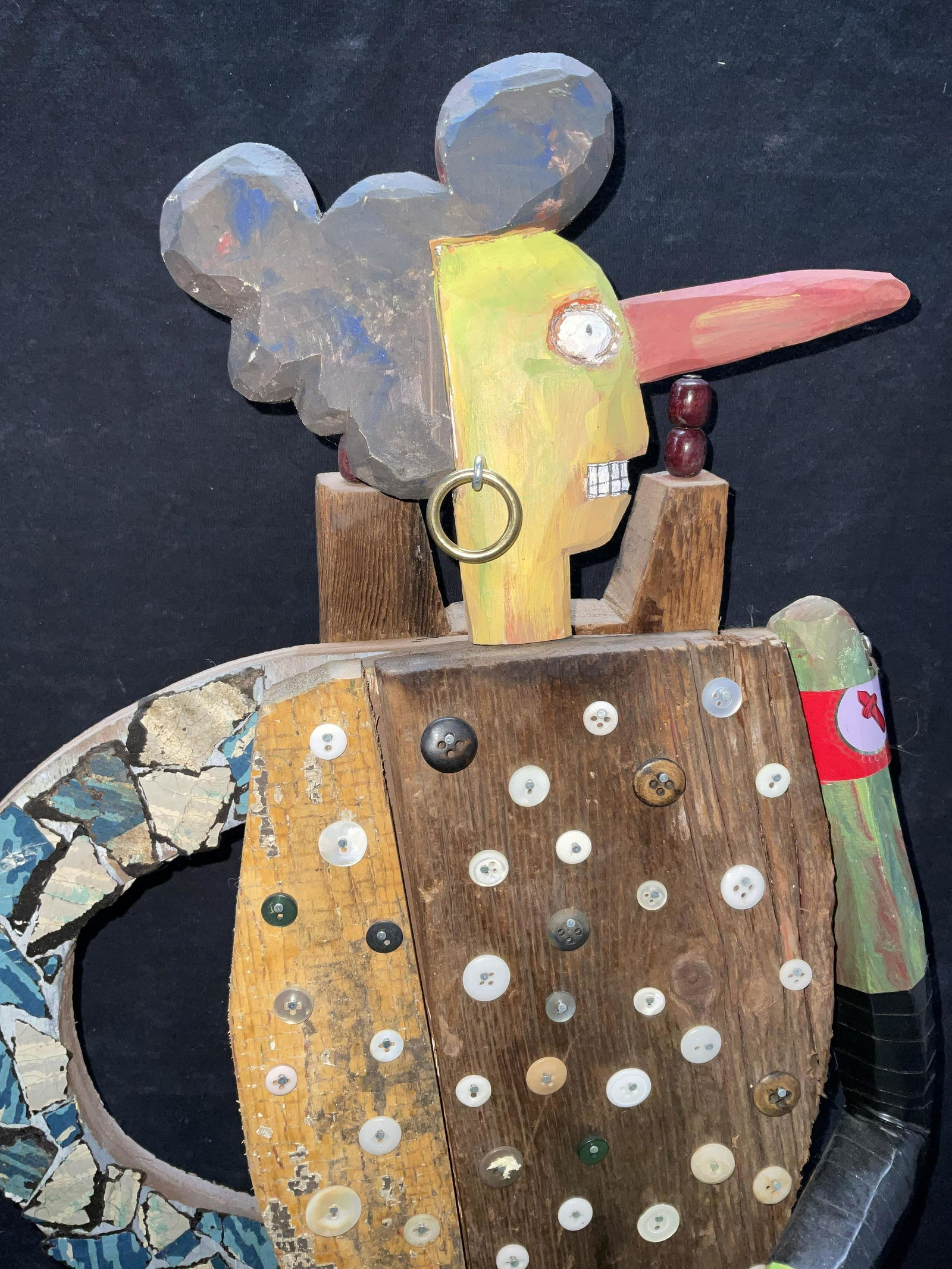 Sgn Skrips Seamstress American Folk Art Sculpture (1 of 10)