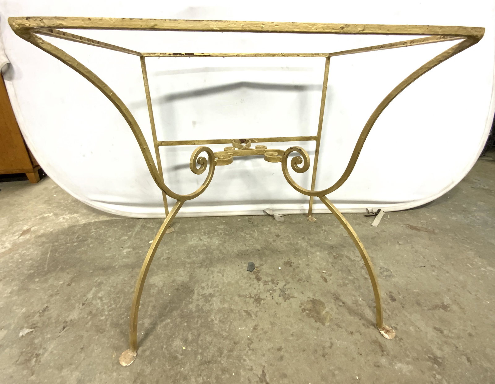 Vintage Gilded Wrought Iron Table Frame (1 of 12)