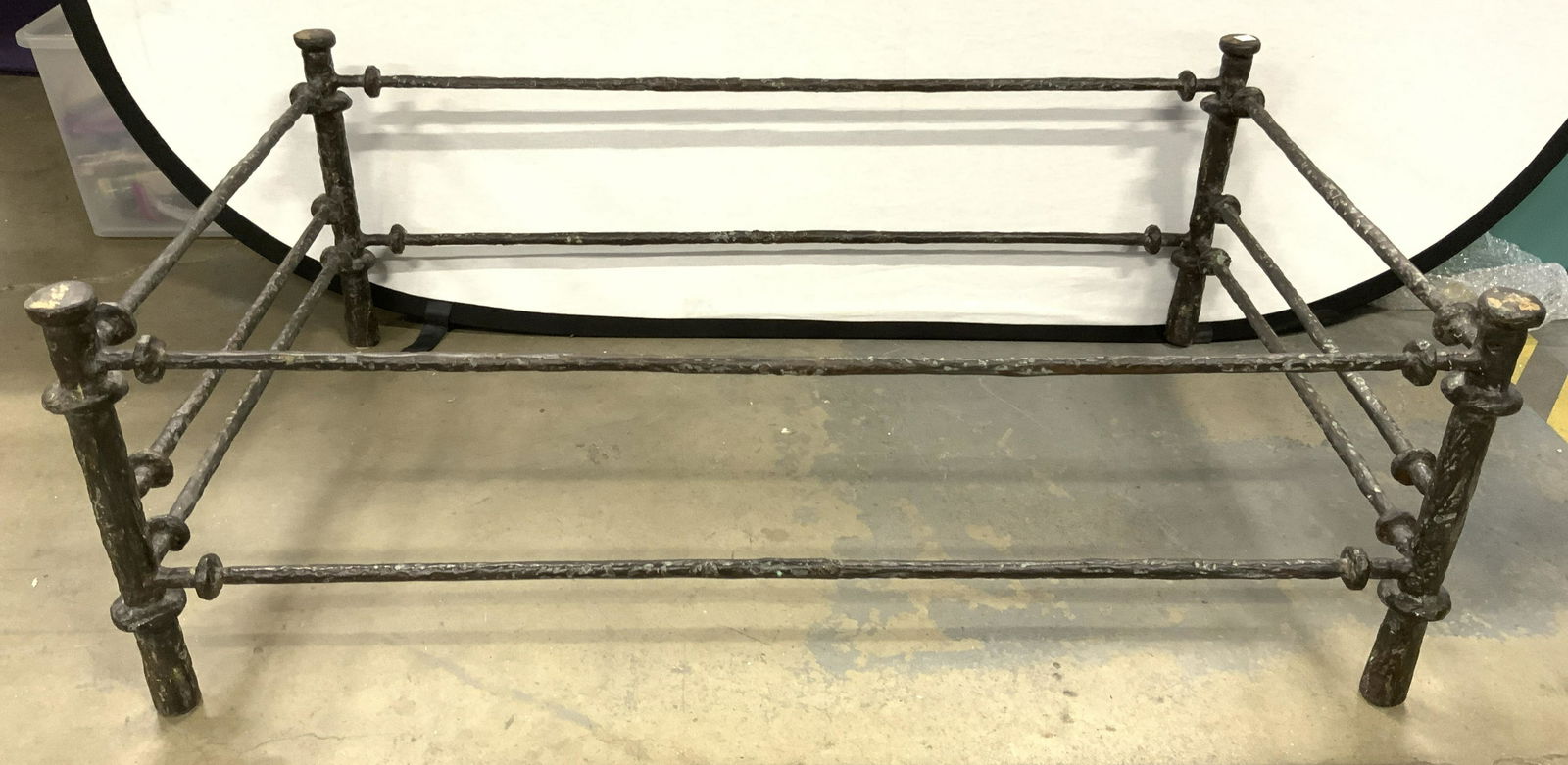 GIACOMETTI Style Vintage Bronze Table Base (1 of 10)