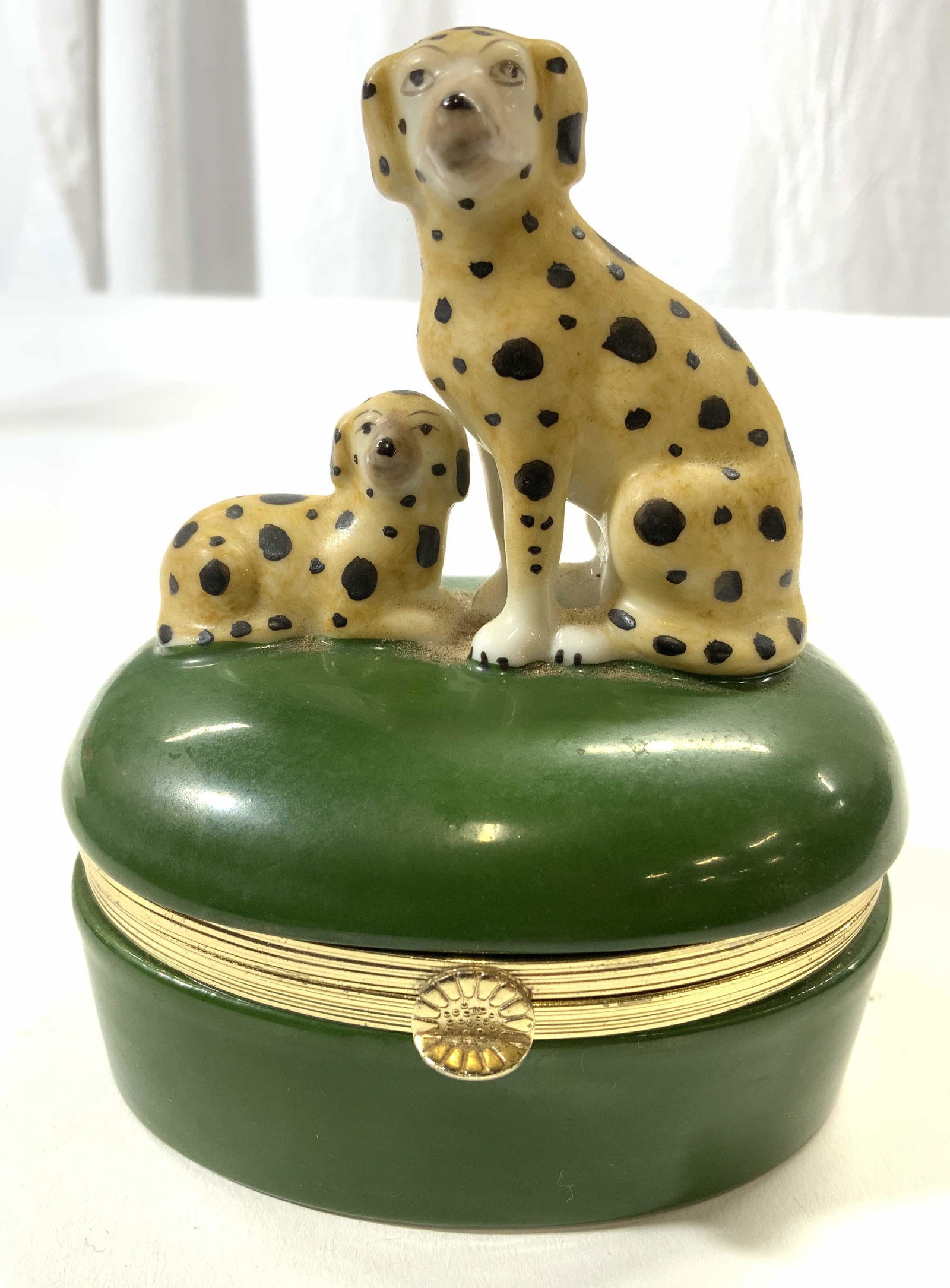 FITZ & FLOYD Dalmatian Lidded Trinket Box (1 of 9)
