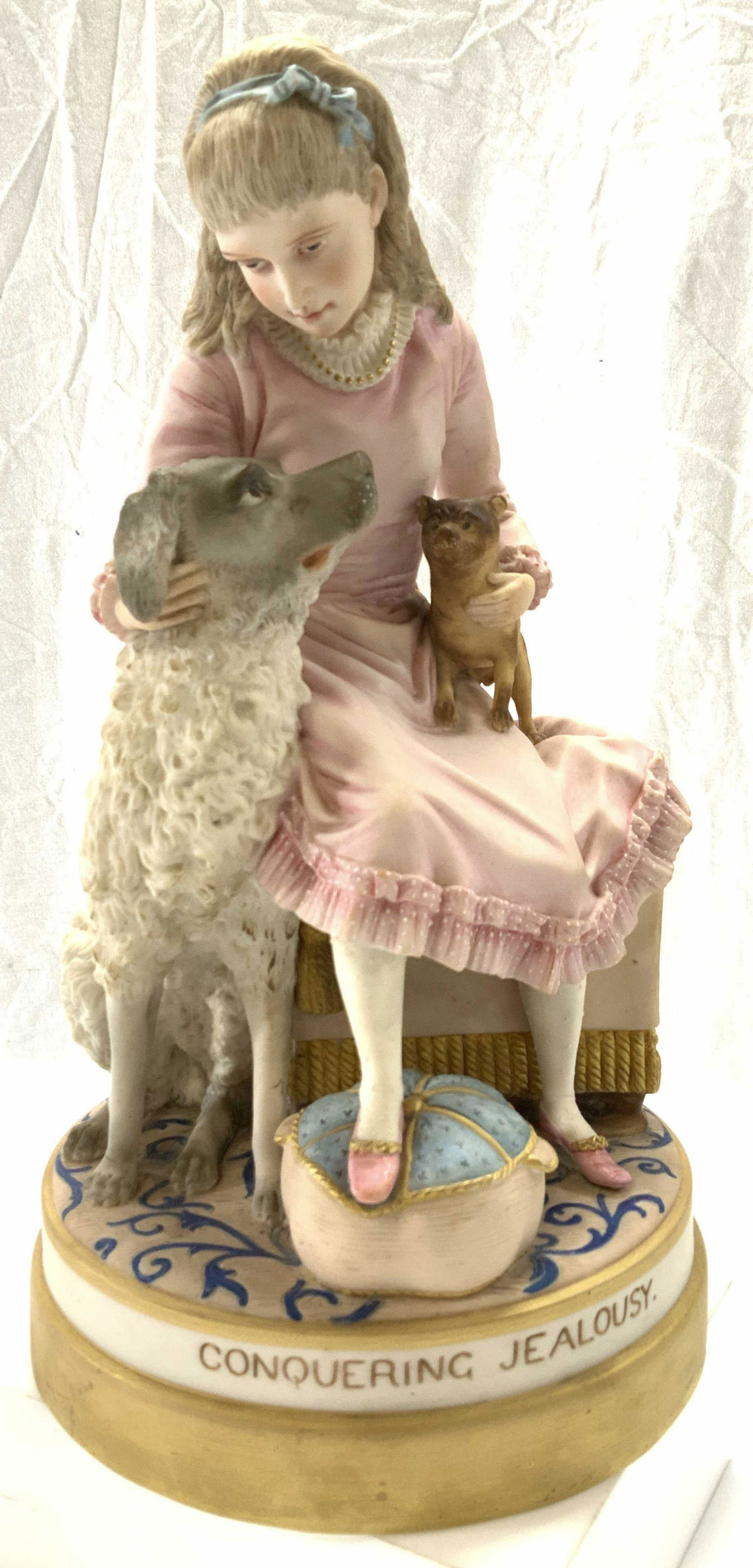 H.F Libby Conquering Jealousy Porcelain Statue (1 of 7)