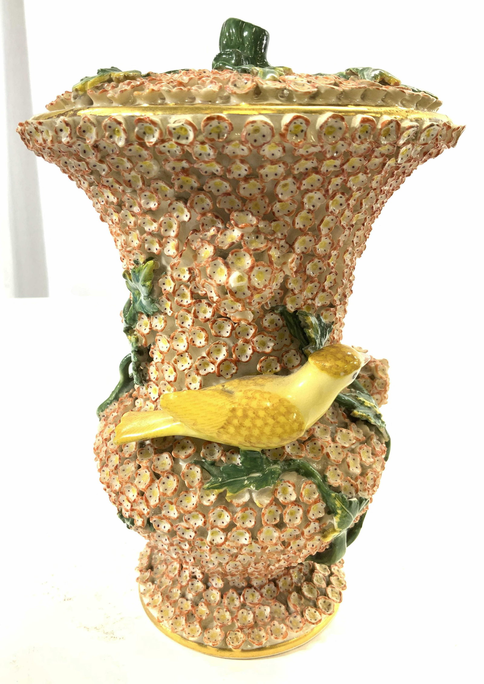 H&R DANIEL Schneeballen Canaries Lidded Vase (1 of 11)