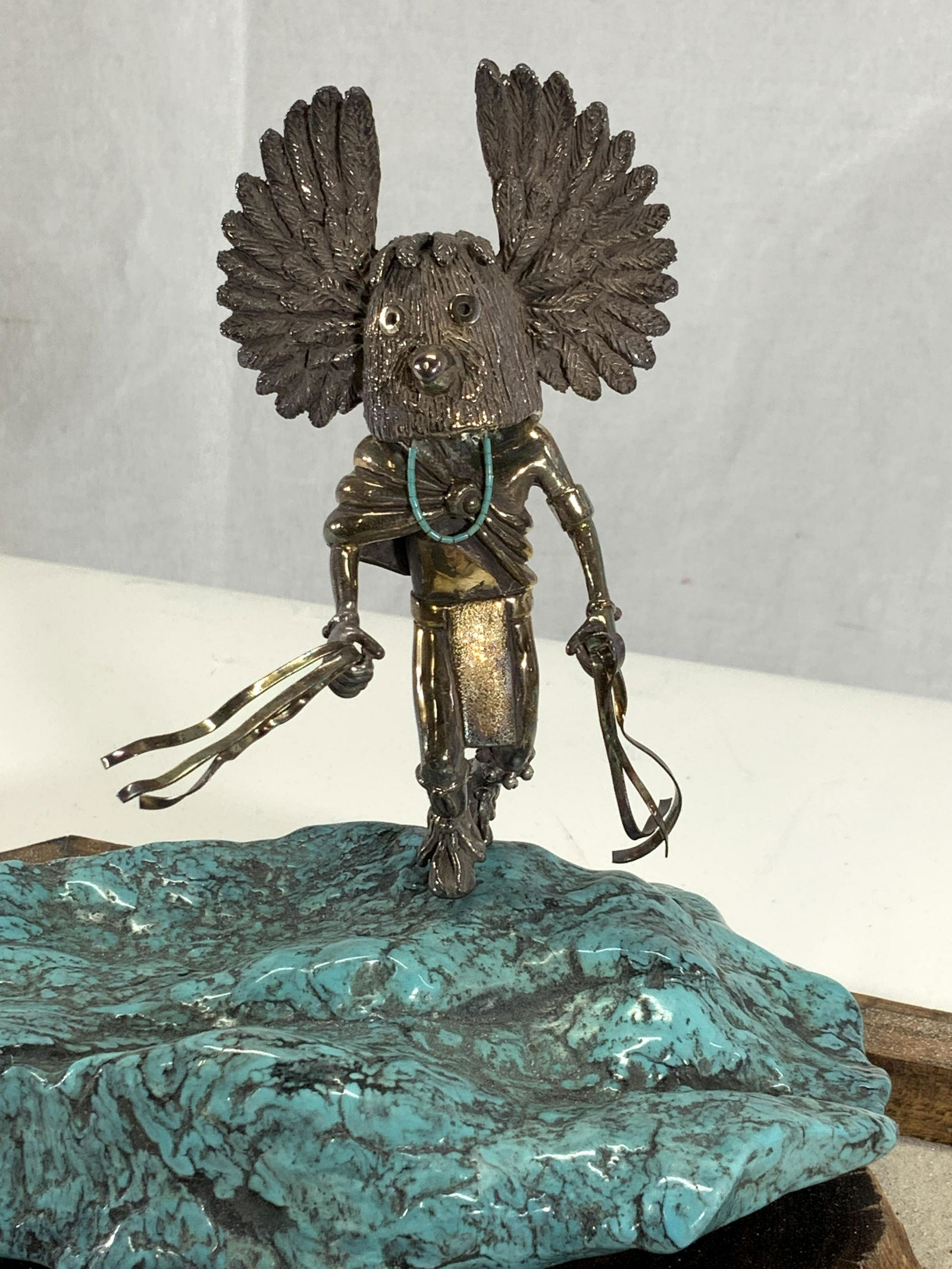 C. Sues Native American Turquoise Sterling Kachina (1 of 11)