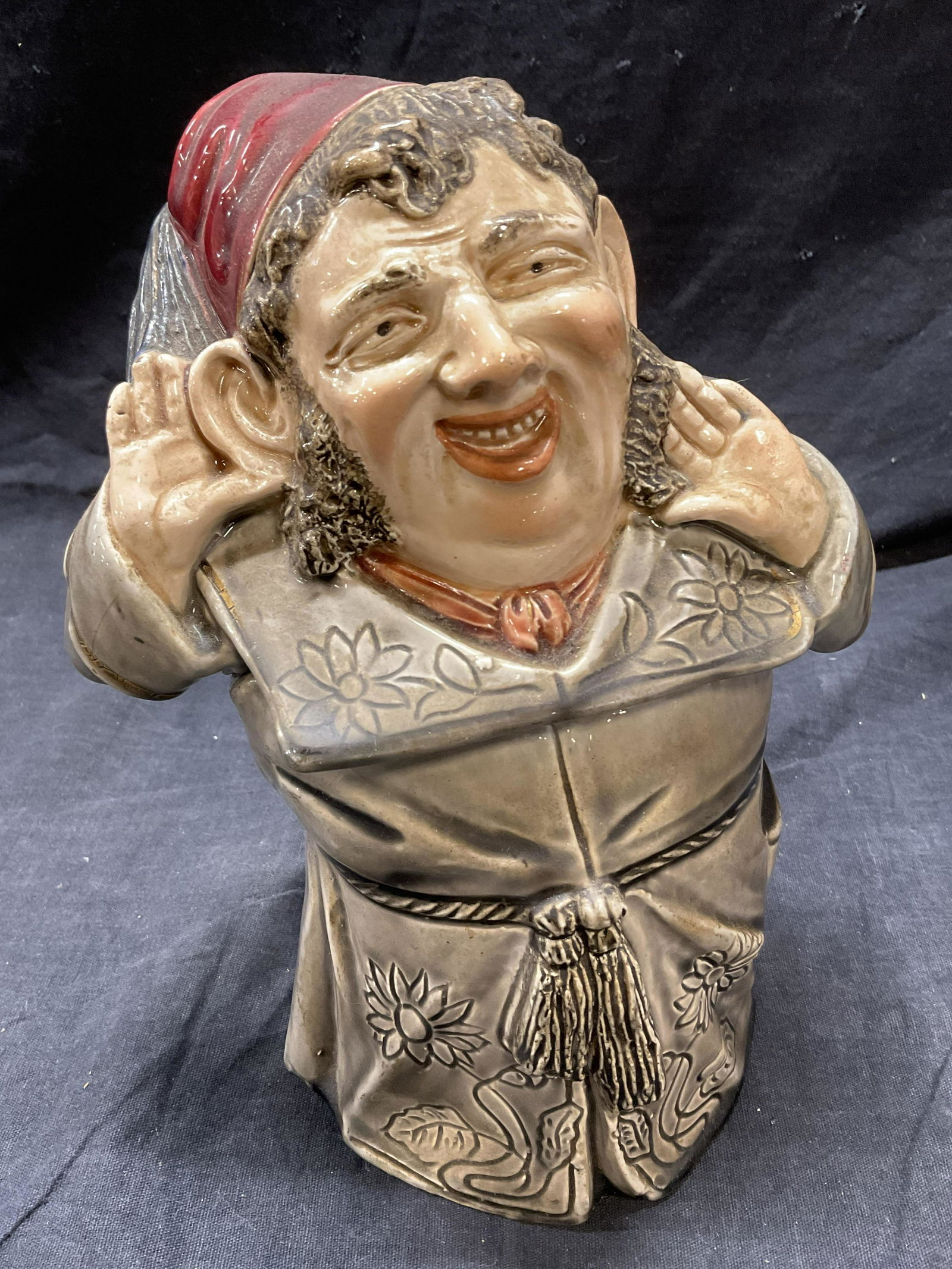 Ceramic Toby Figural  Jar, JS (1 of 6)