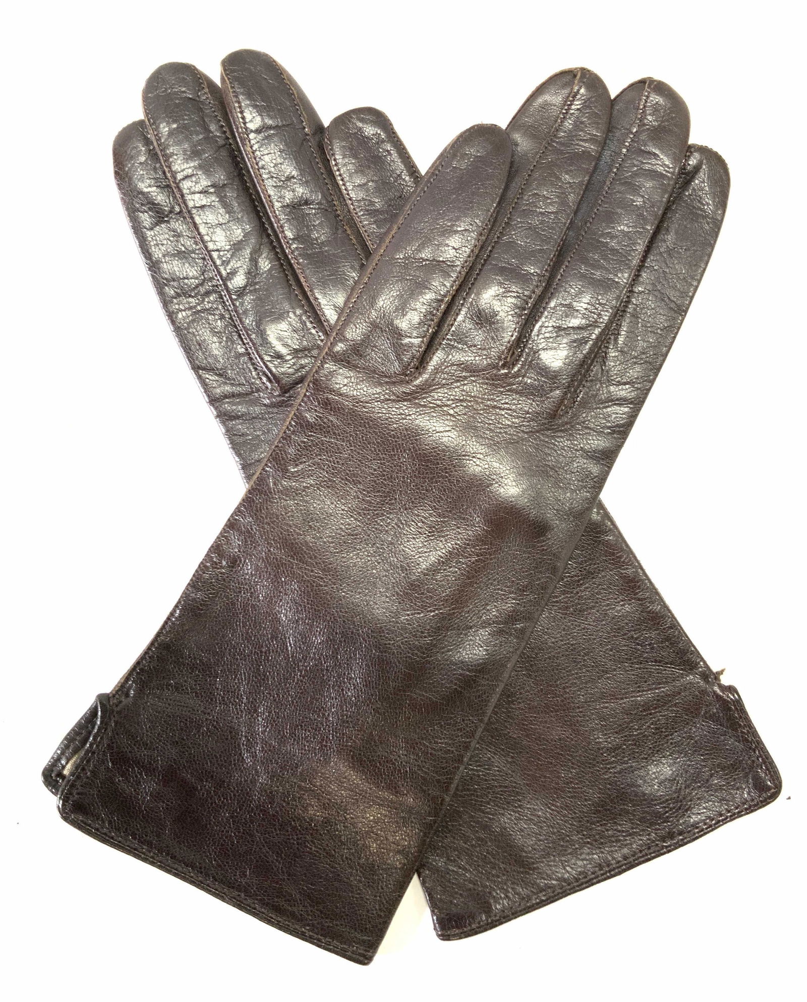 COACH LEATHER & SILK GLOVES, Hungary (1 of 6)