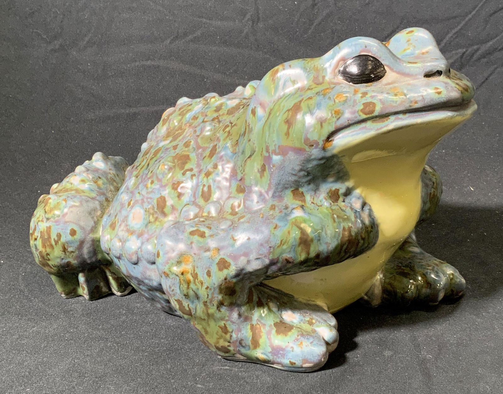 Vintage Signed ARNEIS Art Pottery Ceramic Frog (1 of 5)