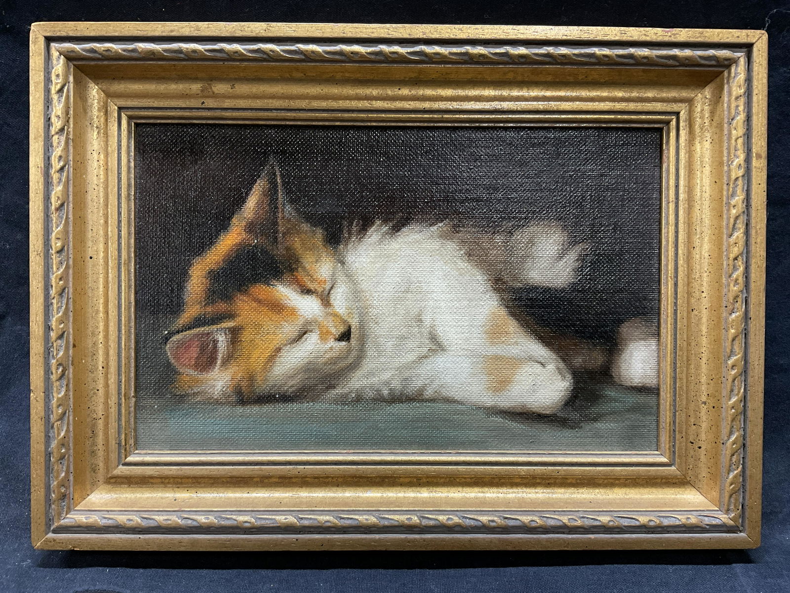 Framed Kitten Oil Painting (1 of 8)