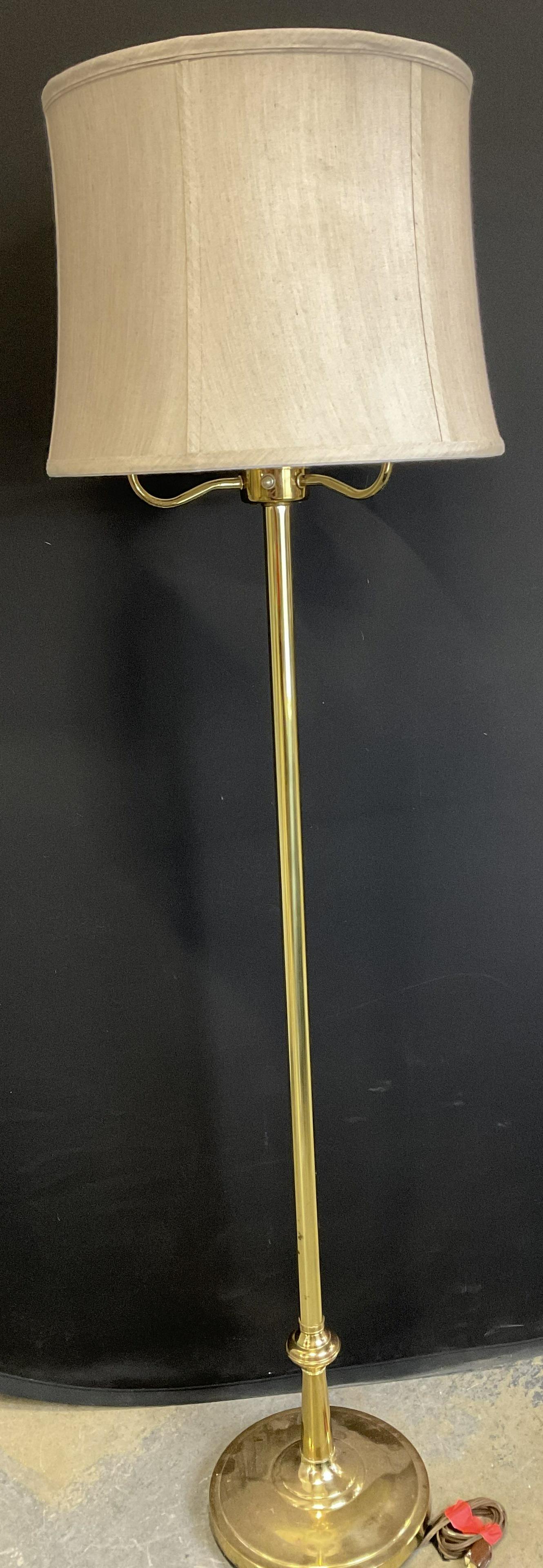 Brass Four Light Floor Lamp (1 of 6)