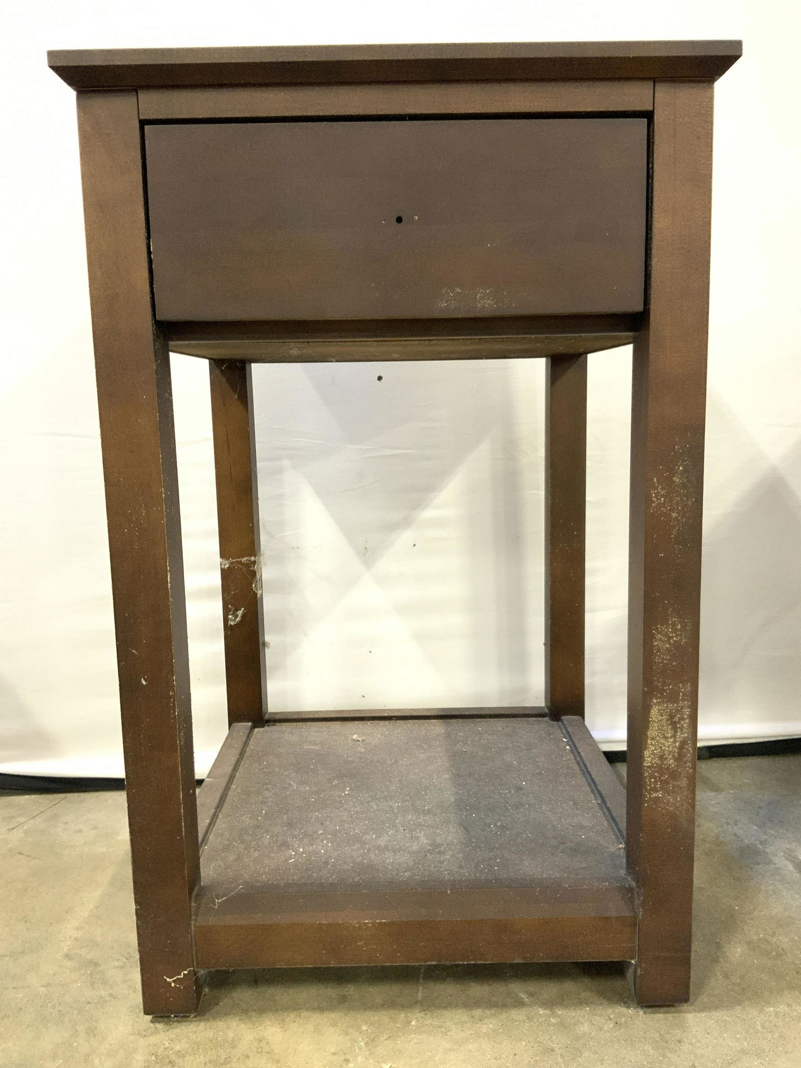 Wooden Side Table With Drawer (1 of 9)