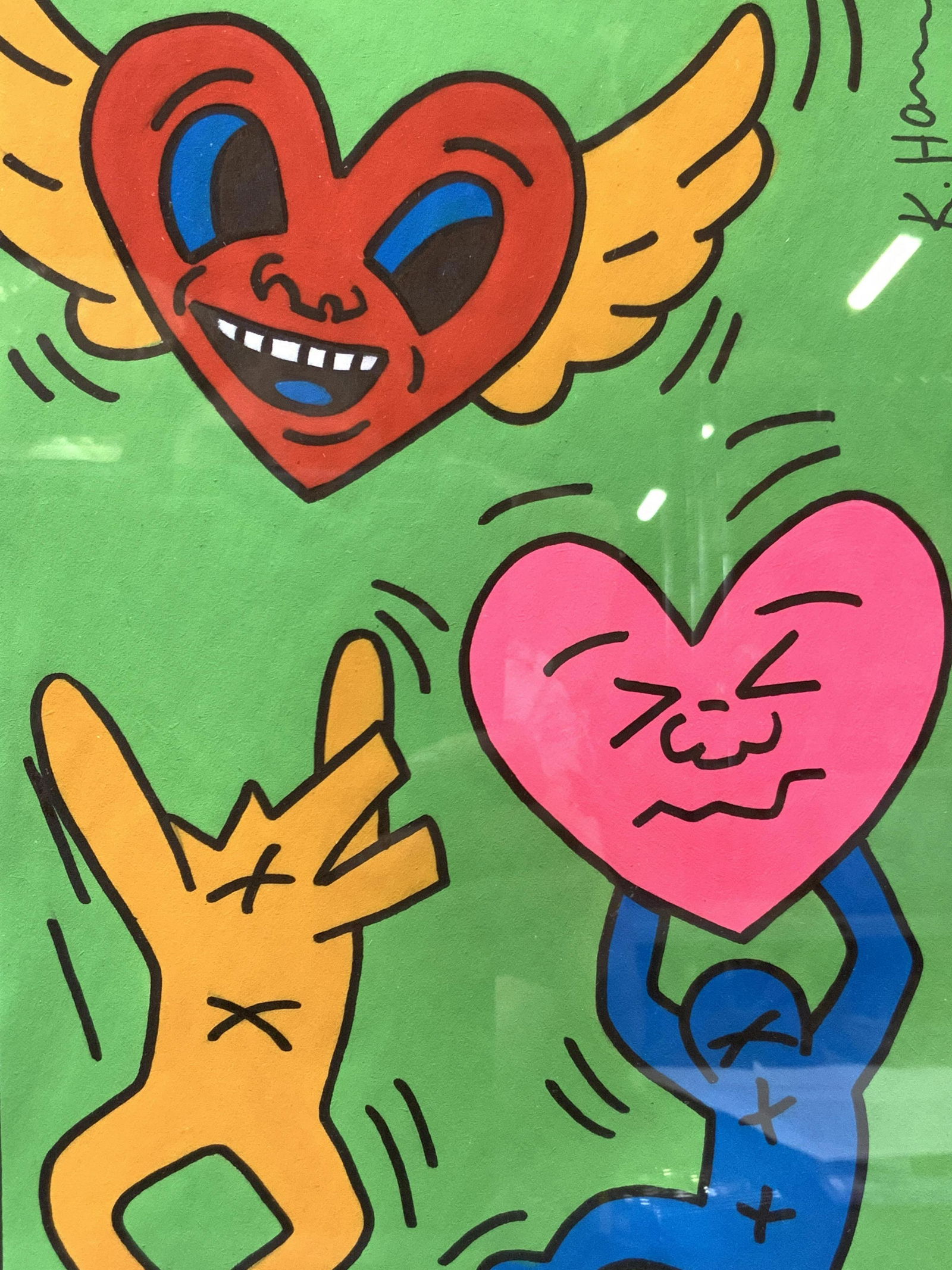 ATTR KEITH HARING SGD Ink & Marker Drawing (1 of 12)