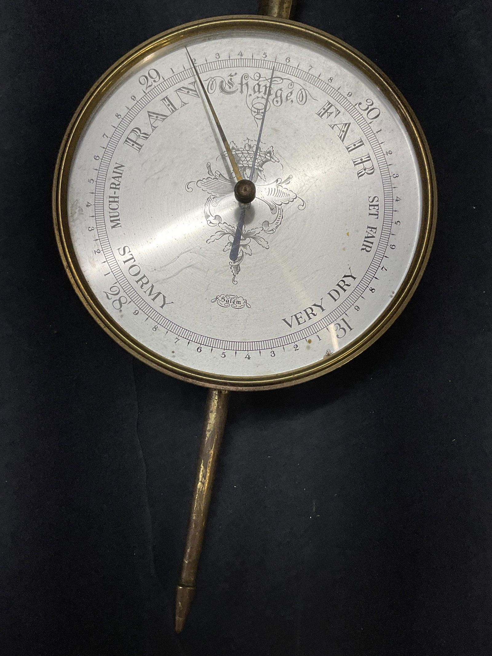 Vintage SALEM Barometer, Weather Instrument (1 of 6)