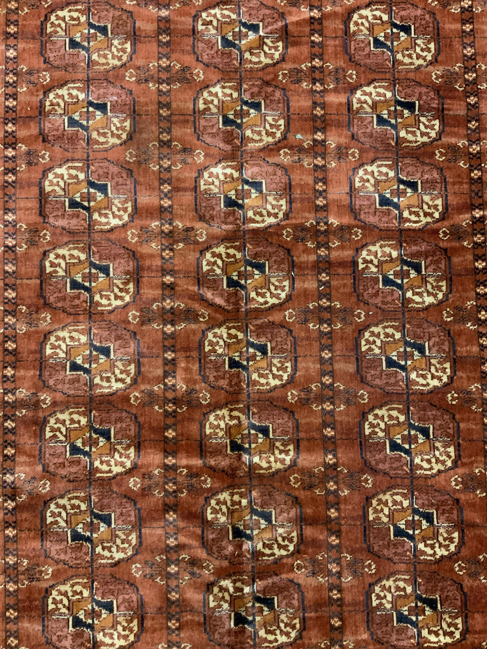 Vintage Handmade BOKHARA Wool Rug (1 of 9)