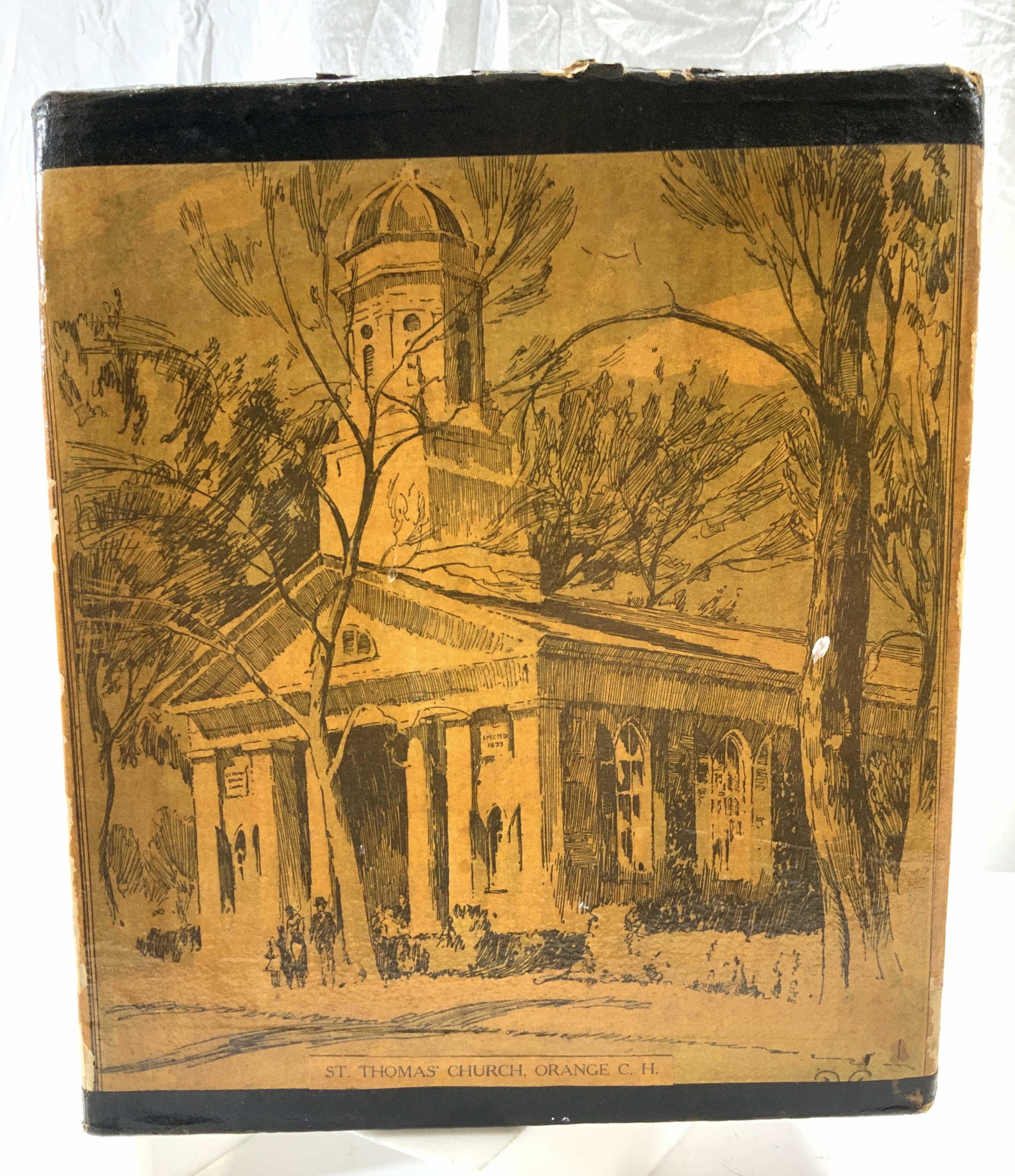 Singed John DeGroot English Homes Cardboard Vessel (1 of 9)