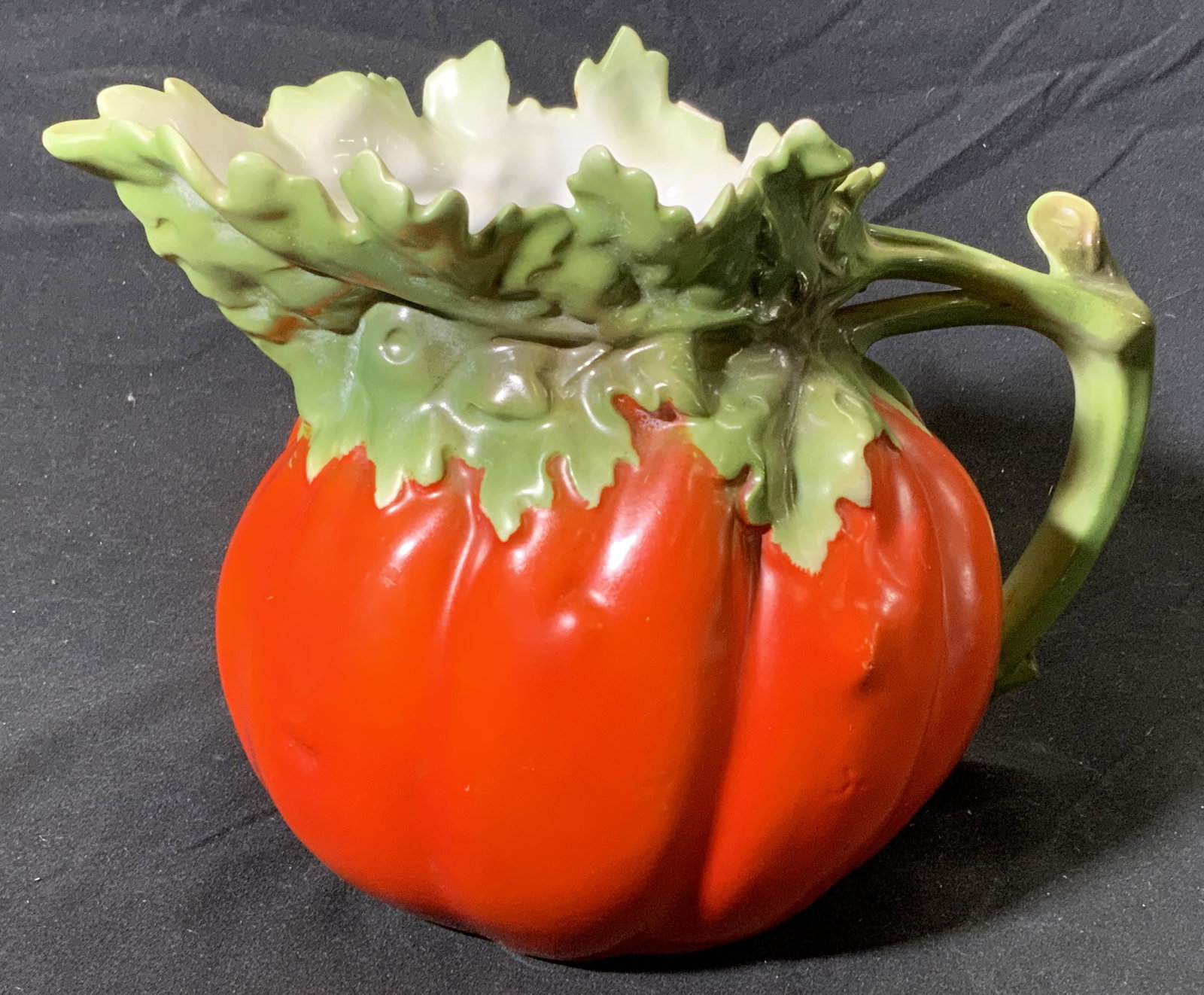 Antq ROYAL BAYREUTH Porcelain Tomato Pitcher (1 of 5)