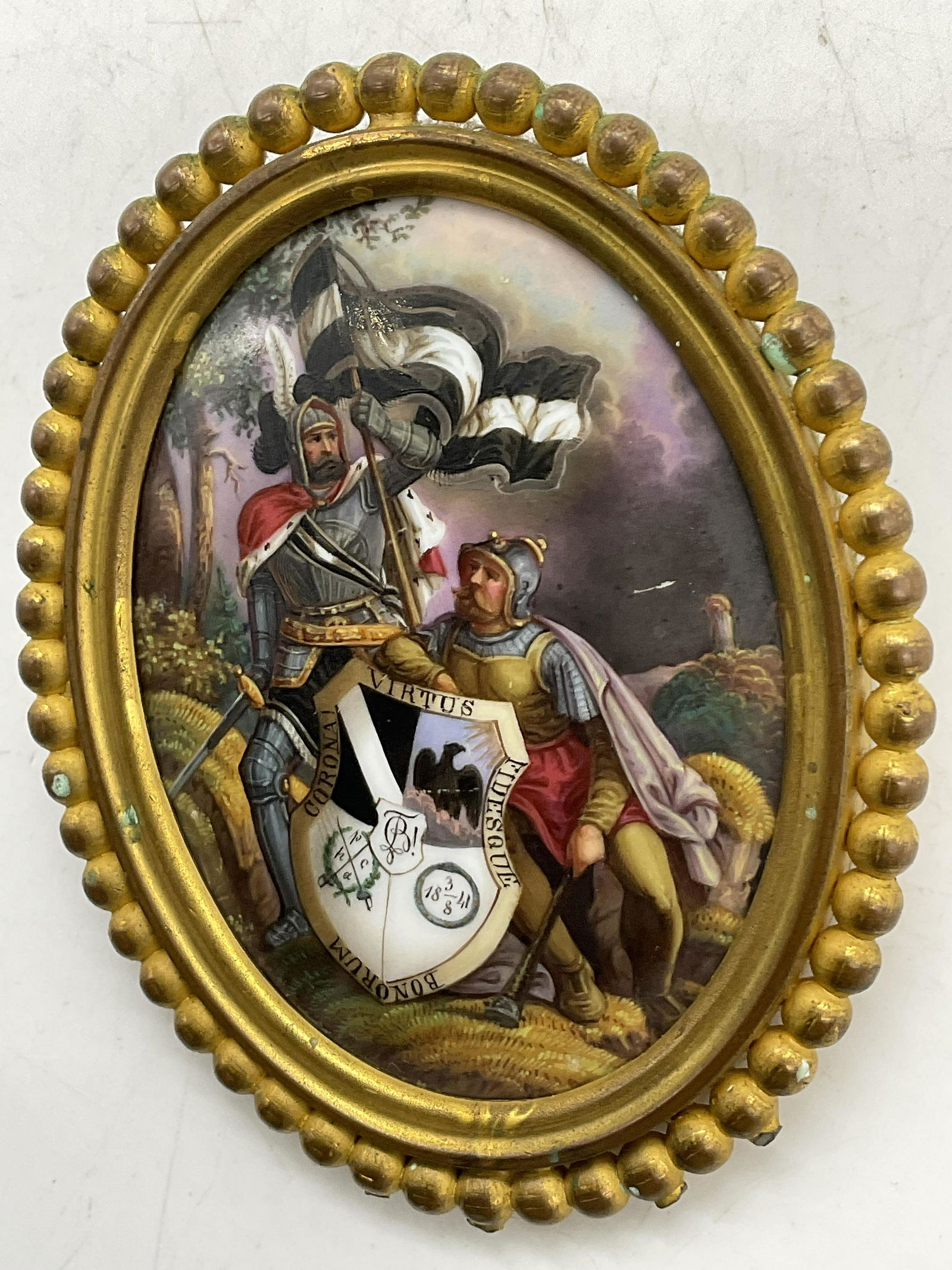 Miniature Porcelain Soldier Painting (1 of 6)