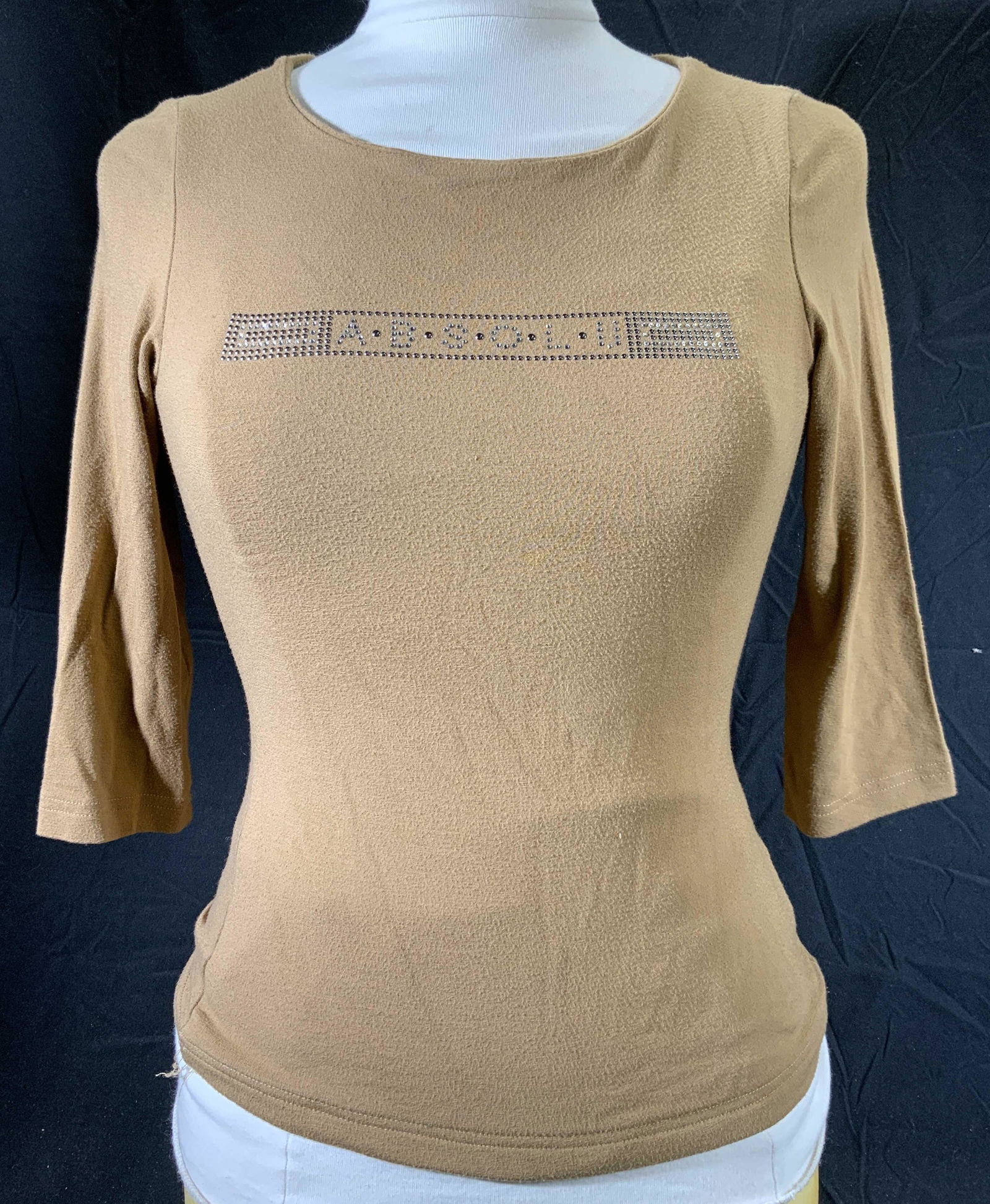 ABSOLU Logo 3/4 Sleeve Stretch Top (1 of 5)