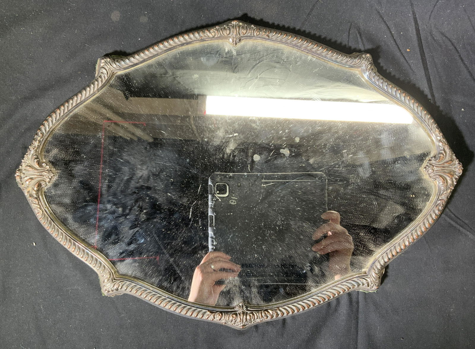 Vintage Silver Plated Mirror (1 of 5)