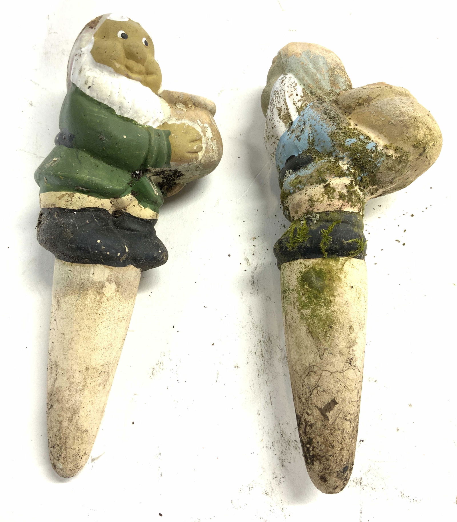 Lot 2 Vintage Ceramic Garden Gnomes (1 of 5)