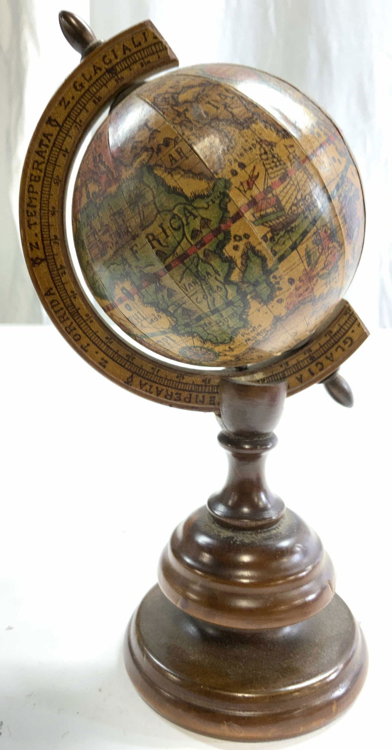 Vintage Globe W Wooden Base (1 of 6)