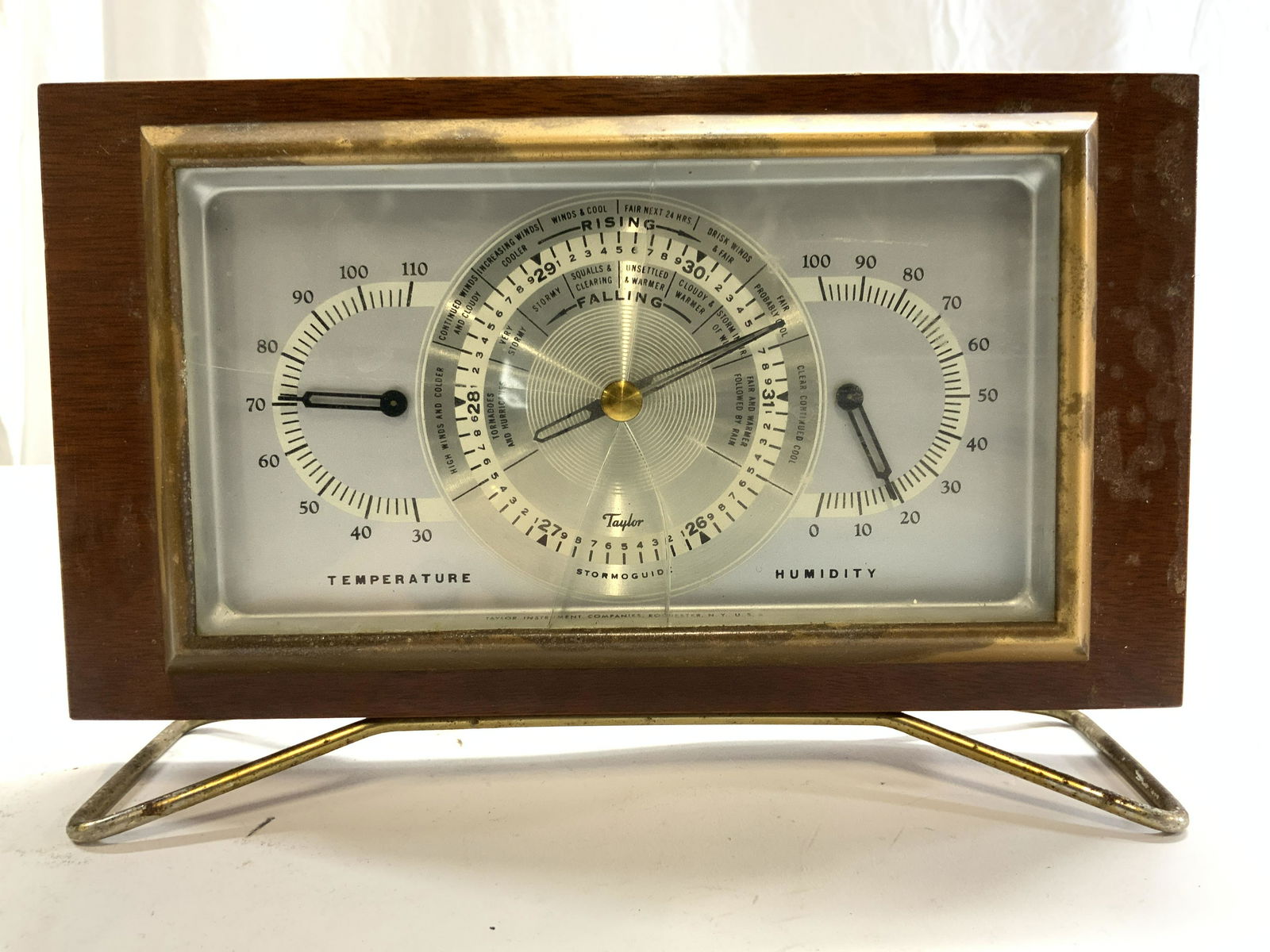 TAYLOR INSTRUMENT CO Barometer Thermometer (1 of 6)