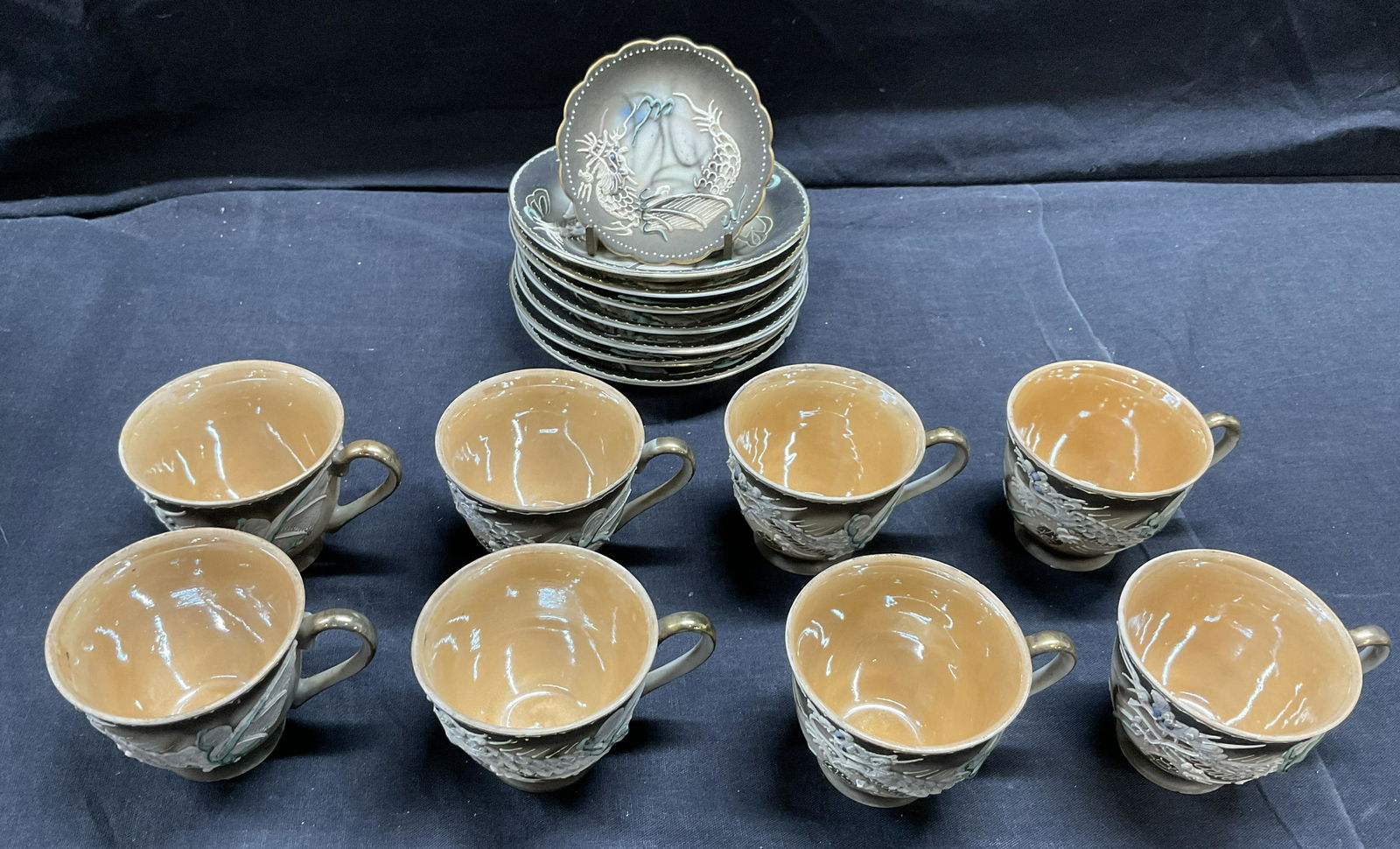 Set 16 Vintage FAIRYLAND CHINA Teacups & Saucers (1 of 8)