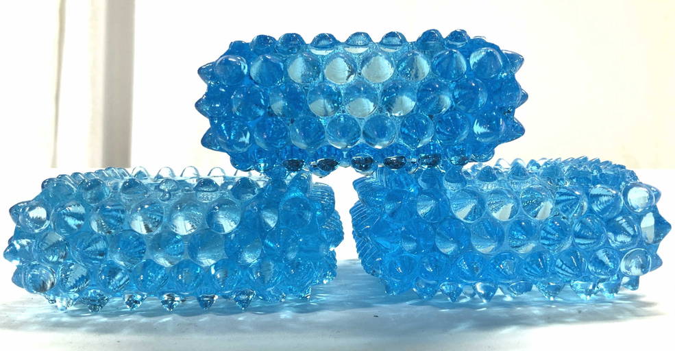 Set 3 Votive Candle Holders Aqua (0381) on Jan 04, 2023 The Benefit Shop Foundation Inc. in NY