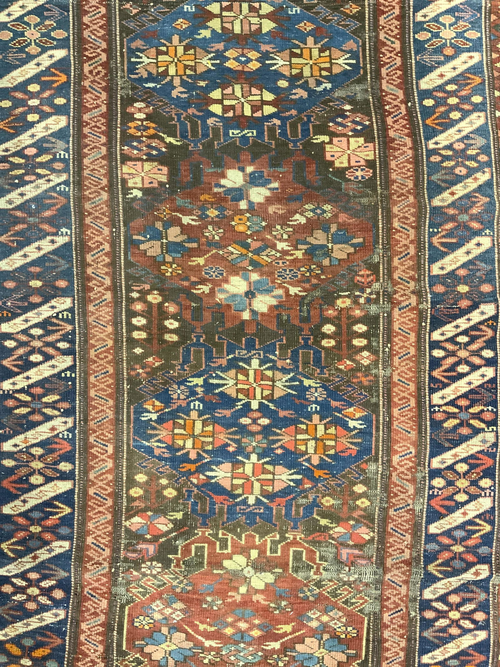 Vintage Handmade Afghan Tribal Wool Rug (1 of 9)