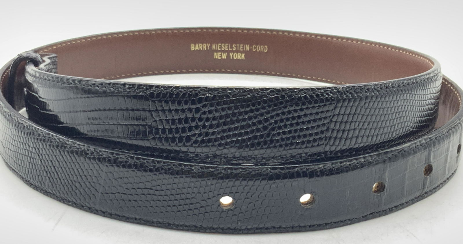 KIELSELSTEIN-CORD Genuine Lizard Belt (1 of 9)