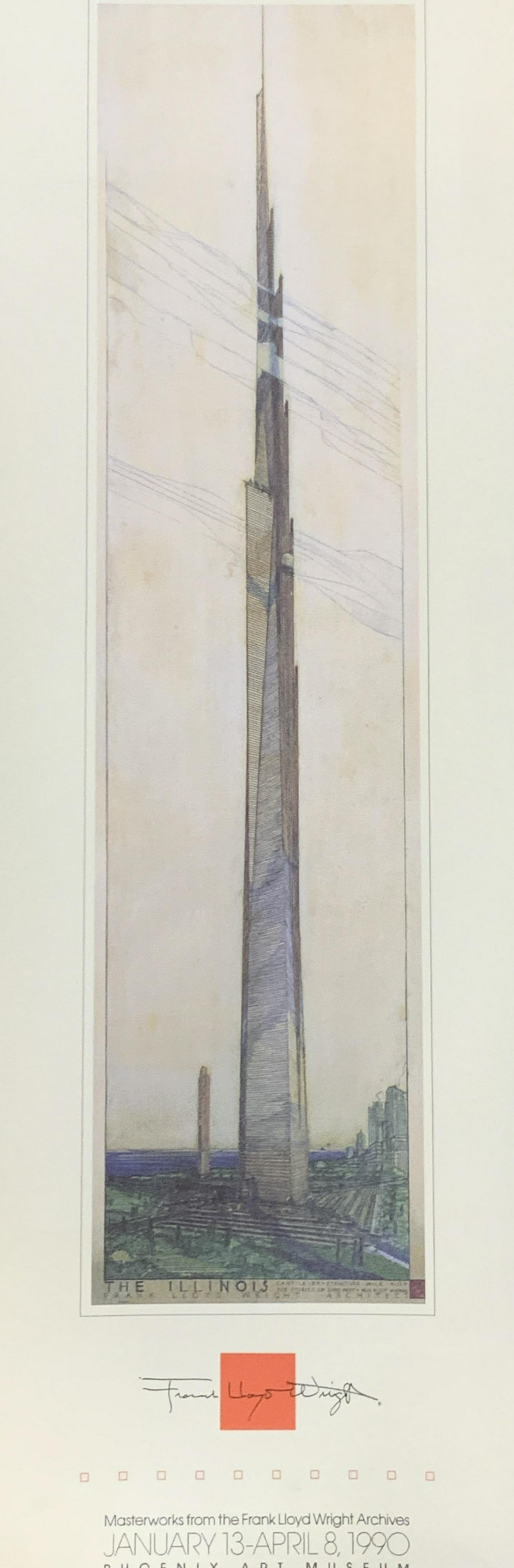 FRANK Lloyd Wright Archives Exhibition Advert (1 of 11)