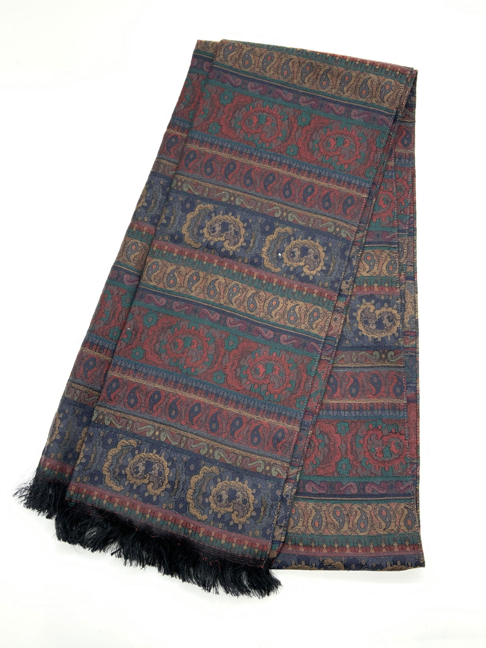 100% Silk Paisley Scarf (1 of 7)