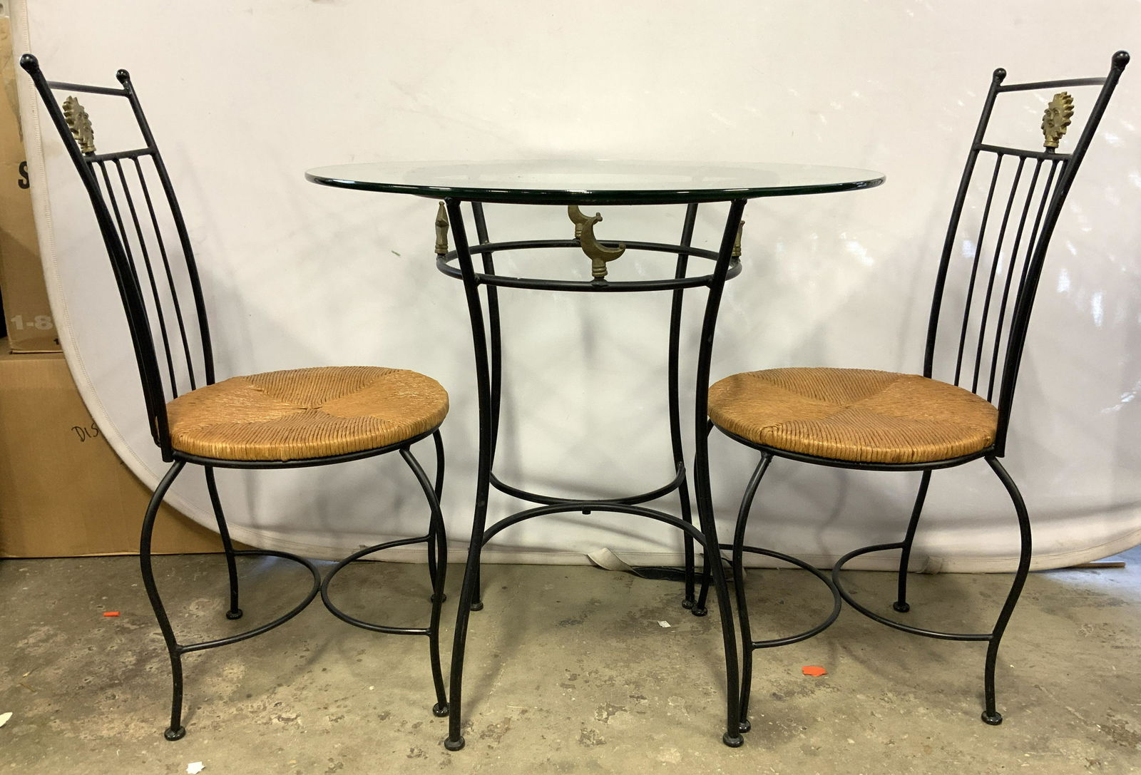 Set 3 Snack Table & Chair Set W Glass Top (1 of 11)