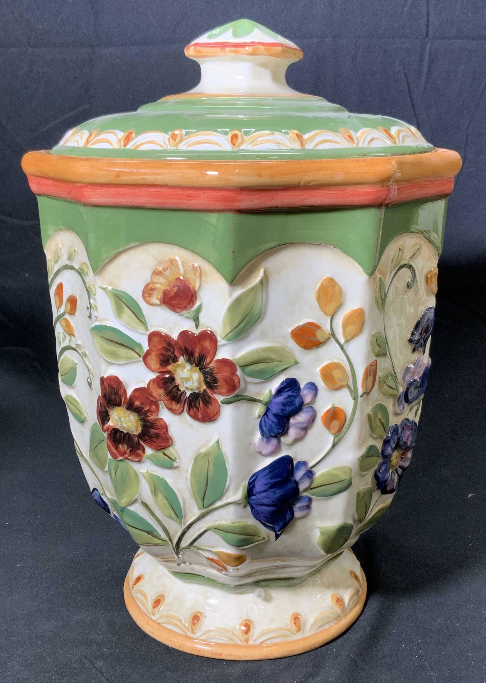 CERTIFIED INTERNATIONAL Wildflowers Lidded Vessel (1 of 5)