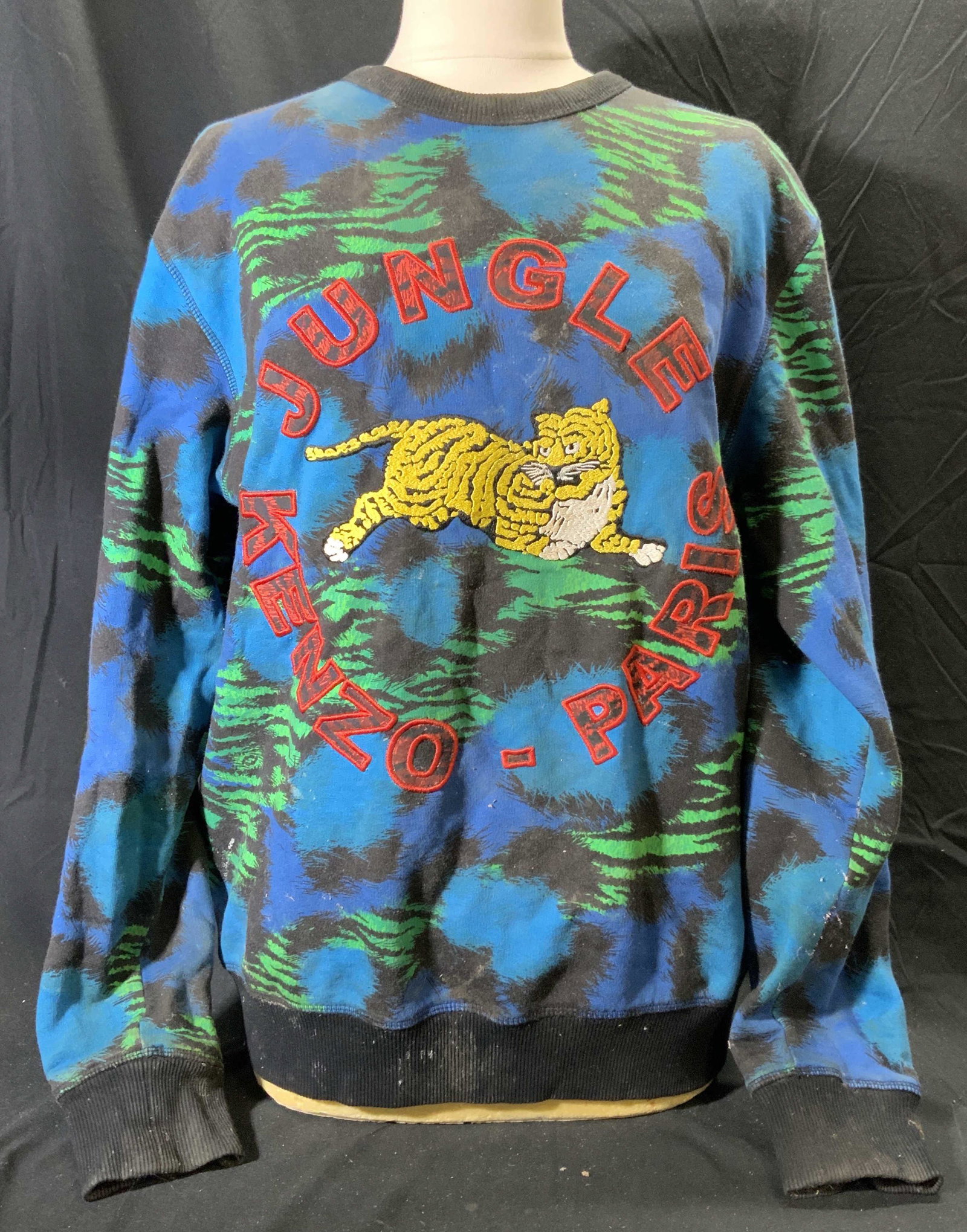 KENZO x H&M Animal Print Tiger Crewneck Sweatshirt (1 of 4)