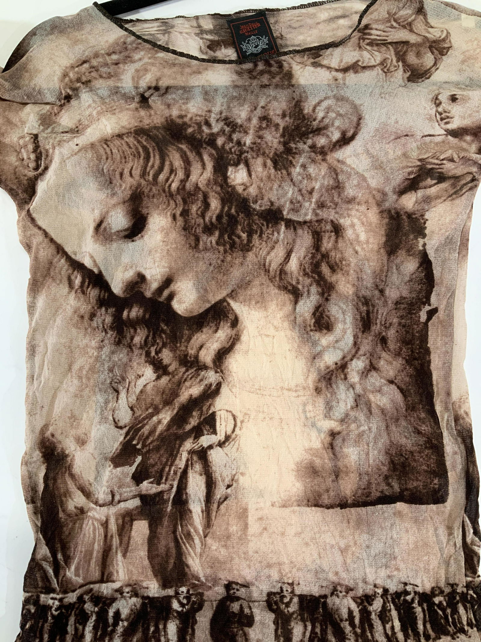 Jean Paul Gaultier Renaissance Print Blouse, ITALY (1 of 4)