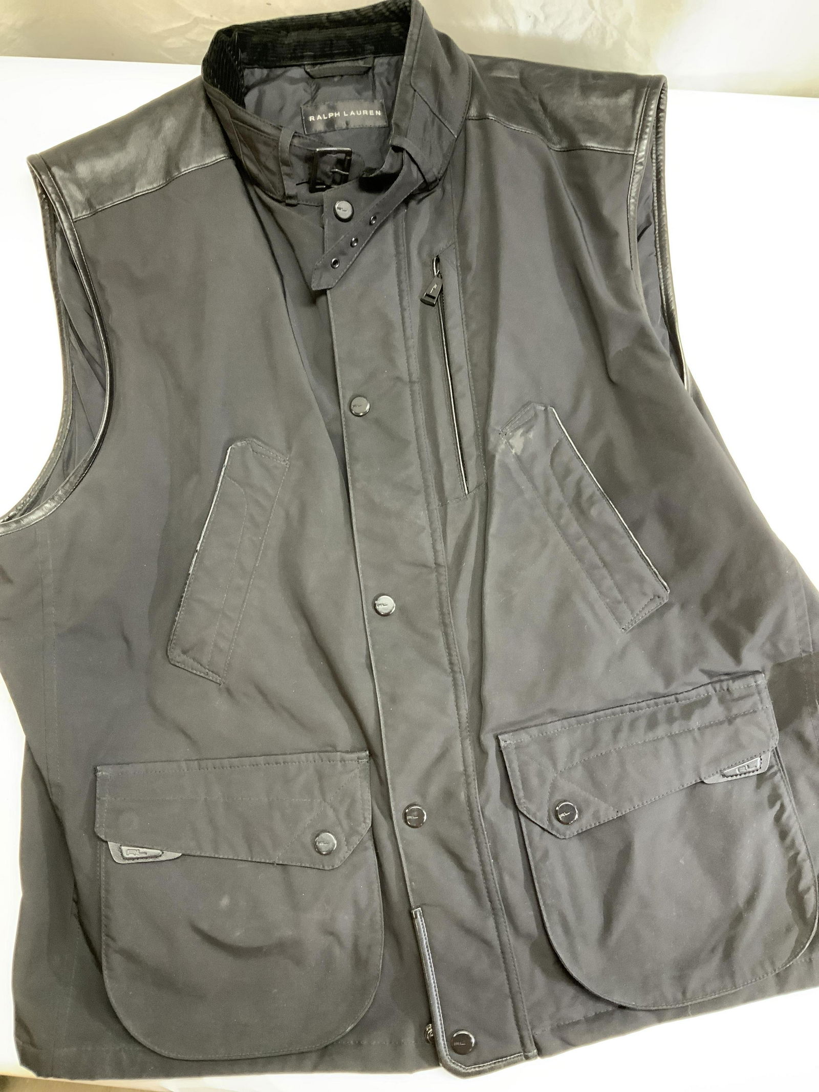 Ralph Lauren Outerwear Vest , Italy Big & Tall XXL (1 of 8)