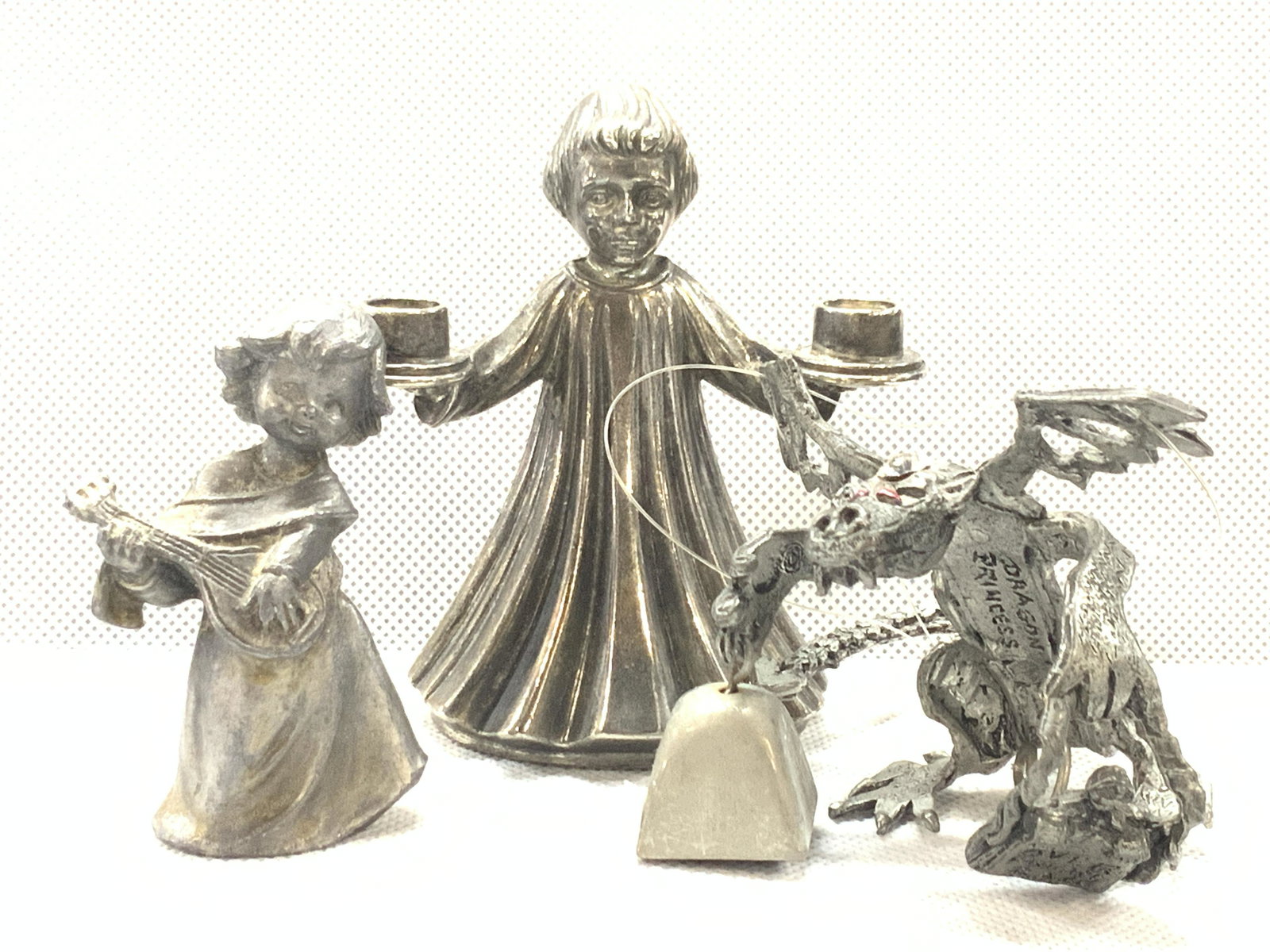 Lot3 Vintage Pewter Figurines (1 of 11)
