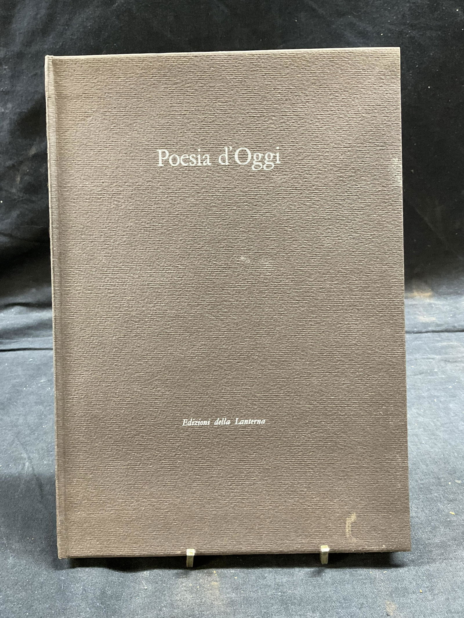 Vintage Italian Poetry Book (1 of 6)