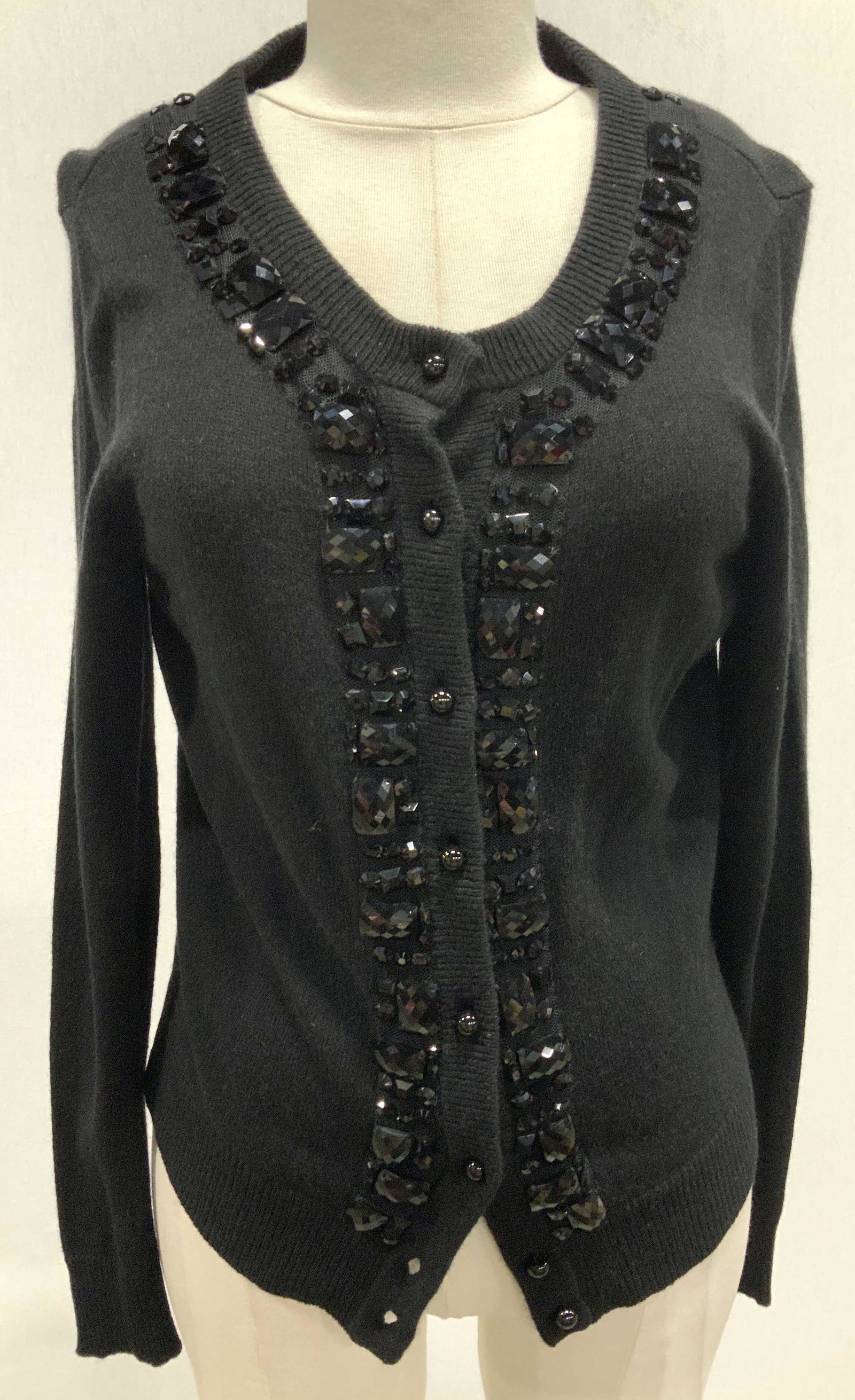 C by BLOOMINGDALES Cashmere Cardigan w Beading (1 of 7)