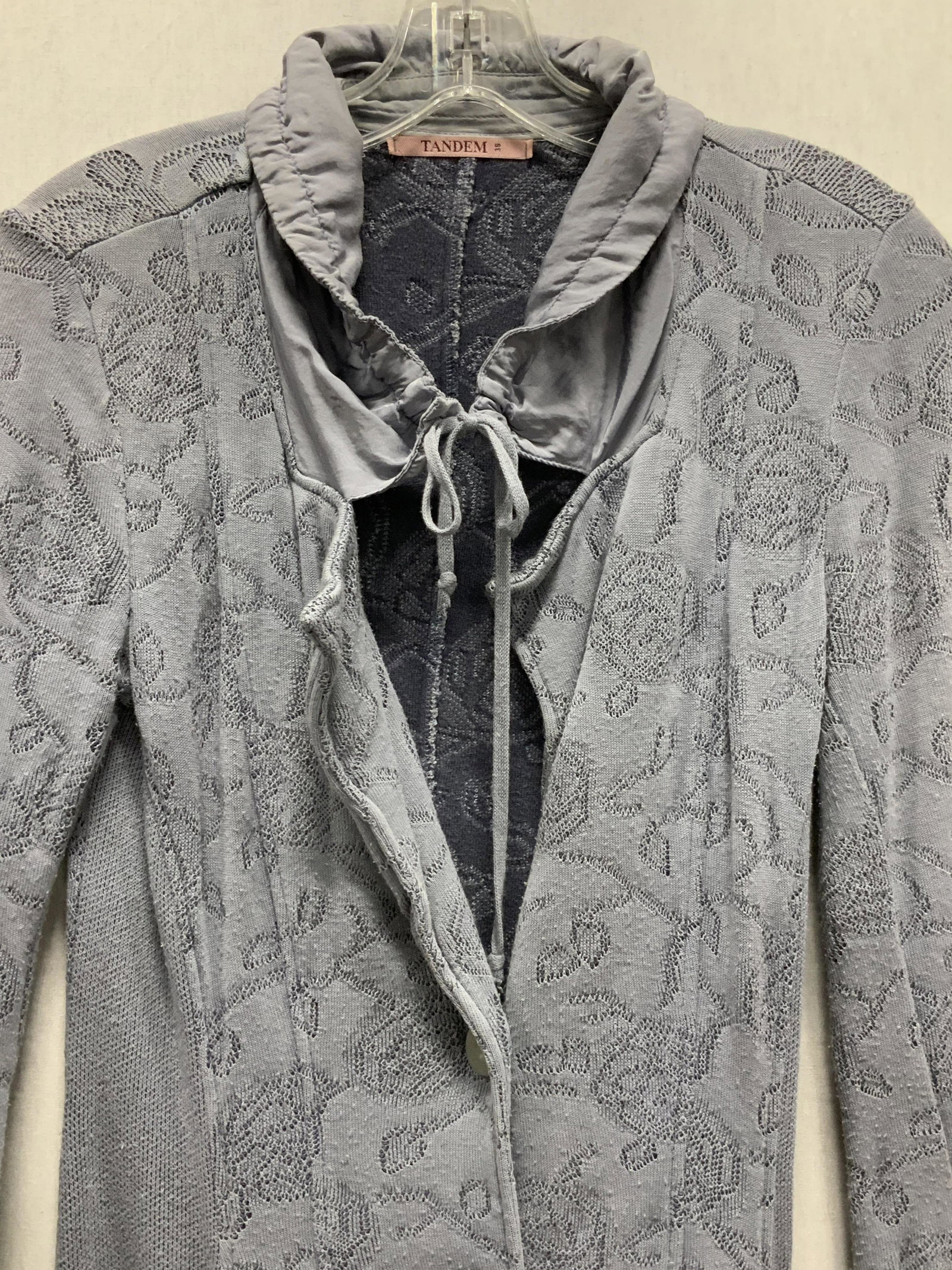 TANDAM Vintage Long Knit Sweater Jacket (1 of 5)