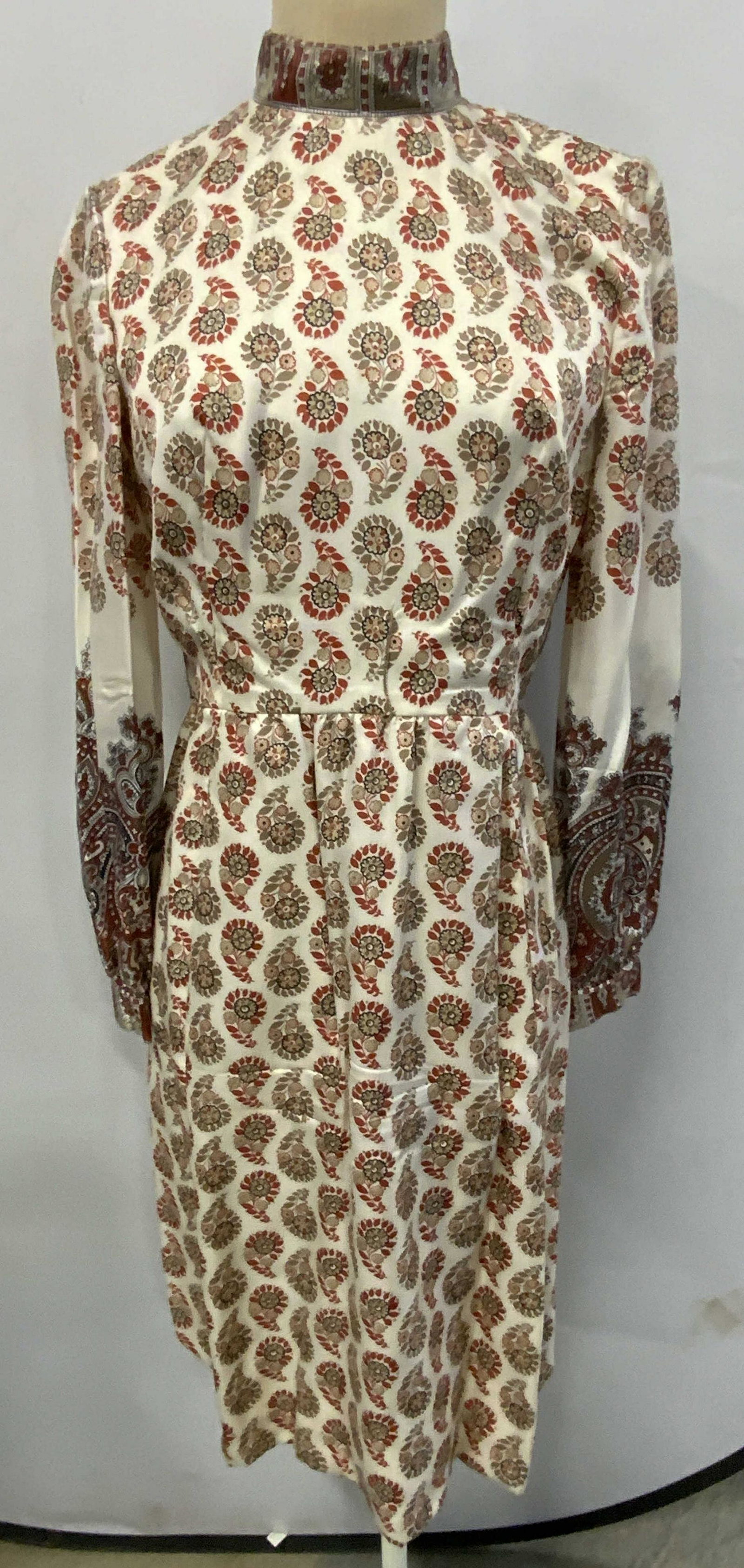 Vintage JEREMY Floral Silk Dress (1 of 7)