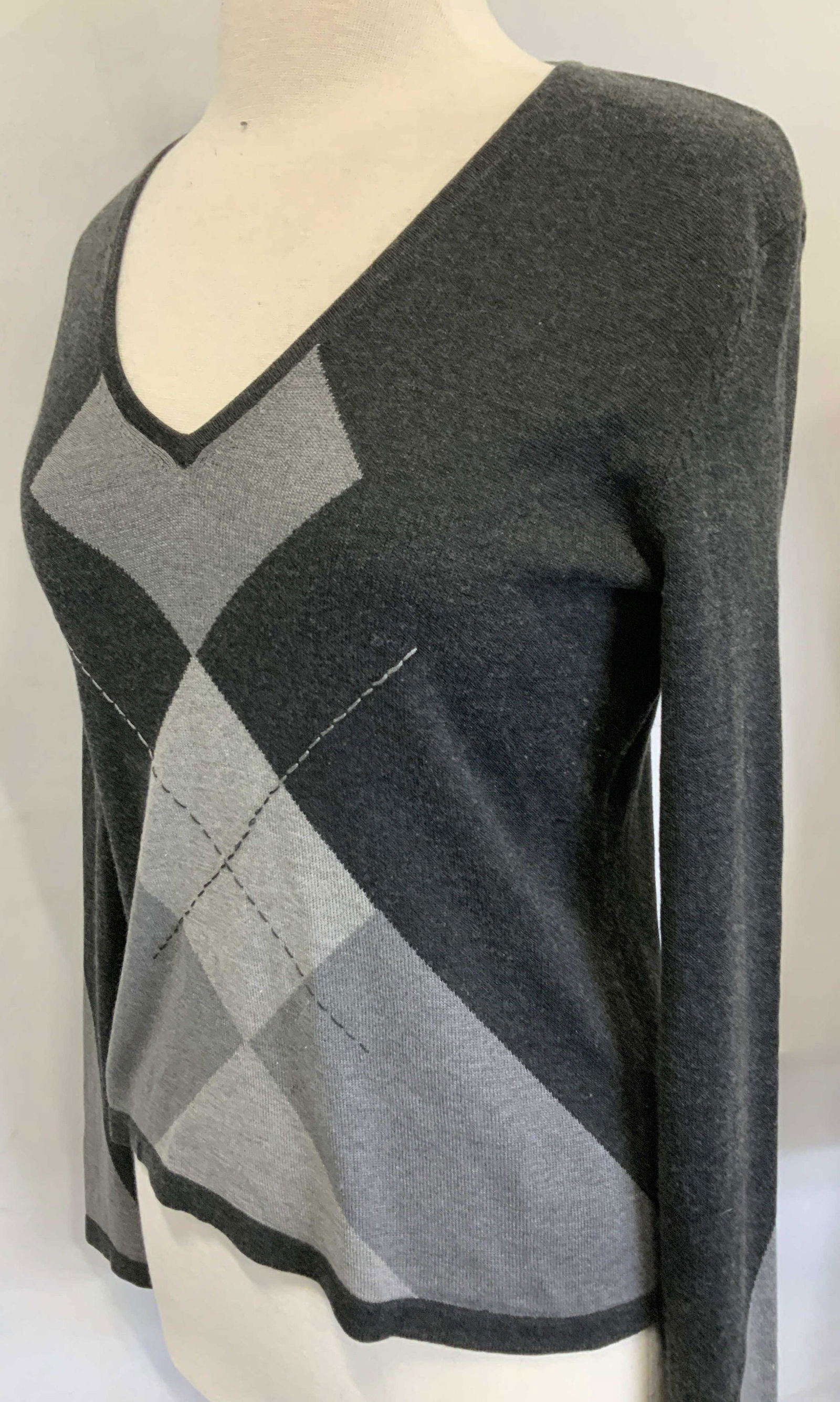 Ellen Tracy Silk And Cashmere Sweater