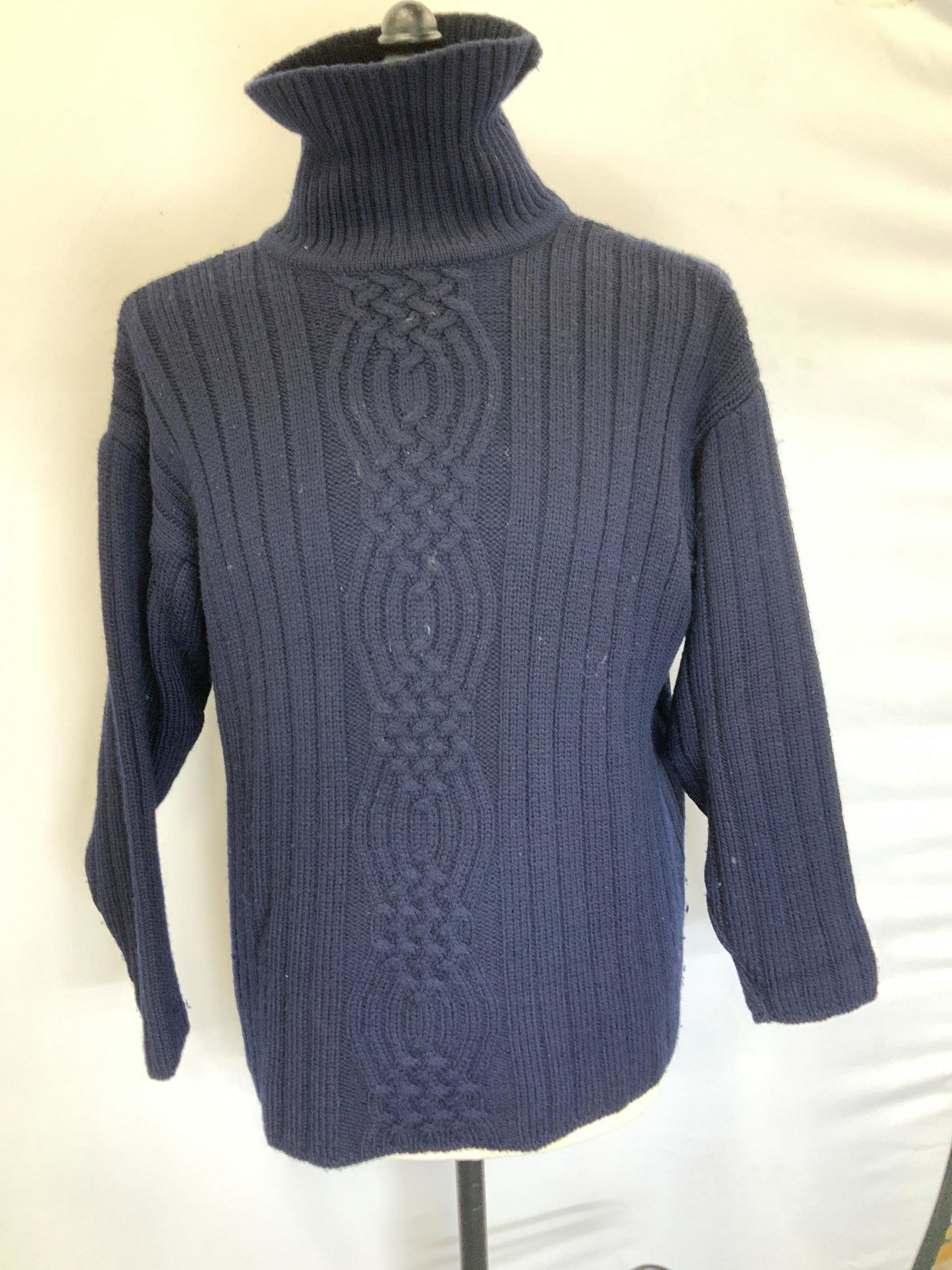 GLENBARRA Heavy Merino Wool Turtleneck, Ireland (1 of 7)
