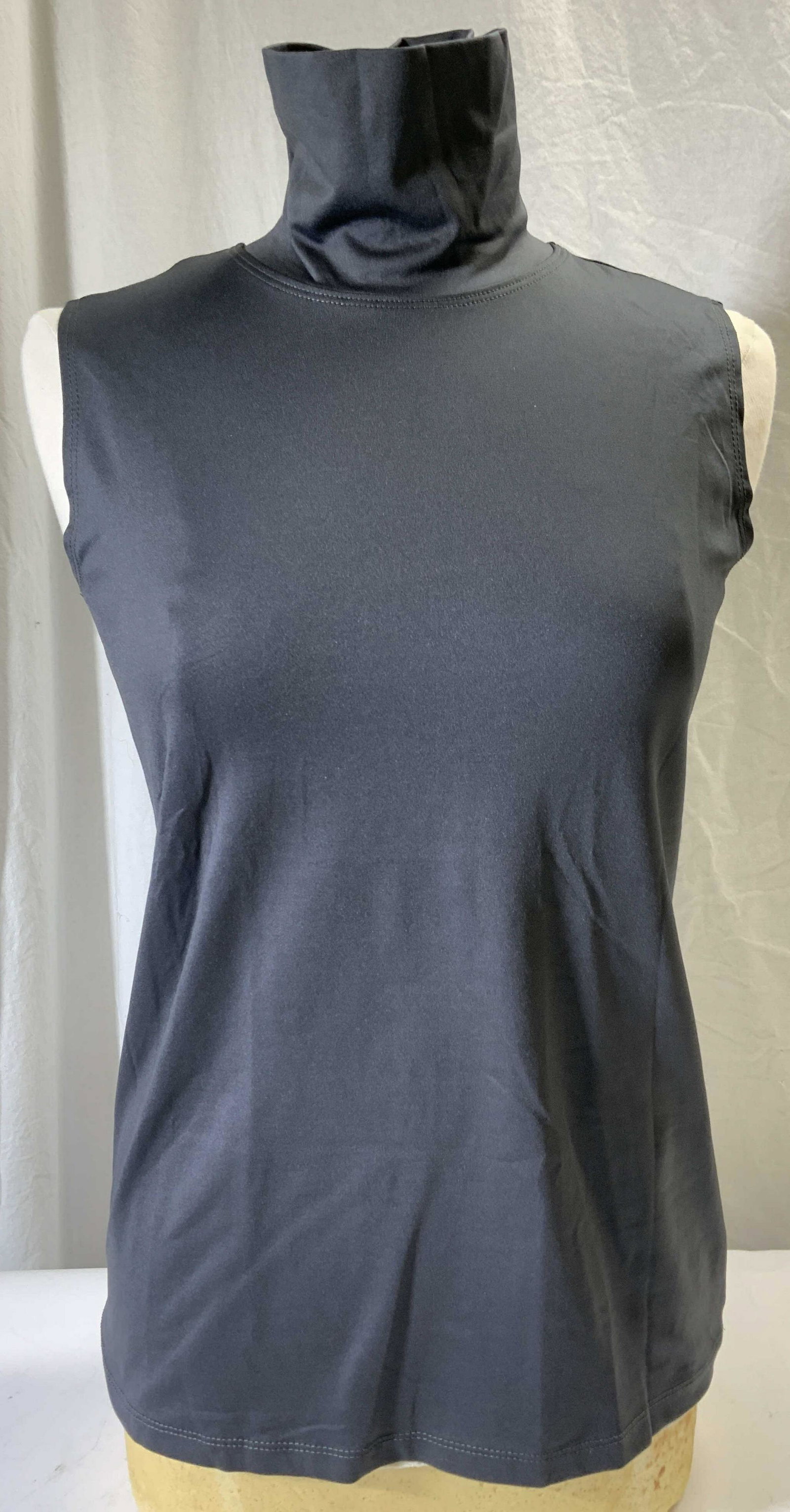 ANUE Grey Sleeveless Stretch Turtleneck Top (1 of 4)