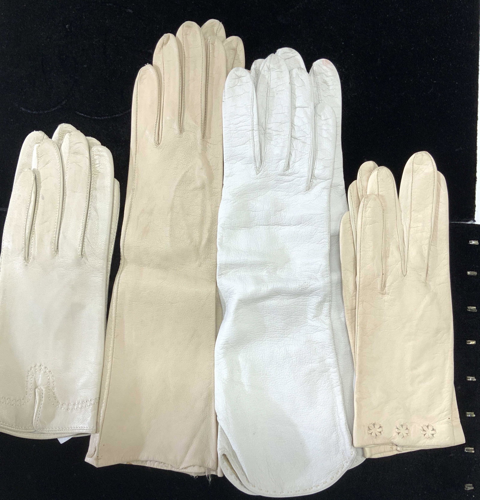 Grp 4 Pairs of Vtg Leather Driving Gloves (1 of 10)