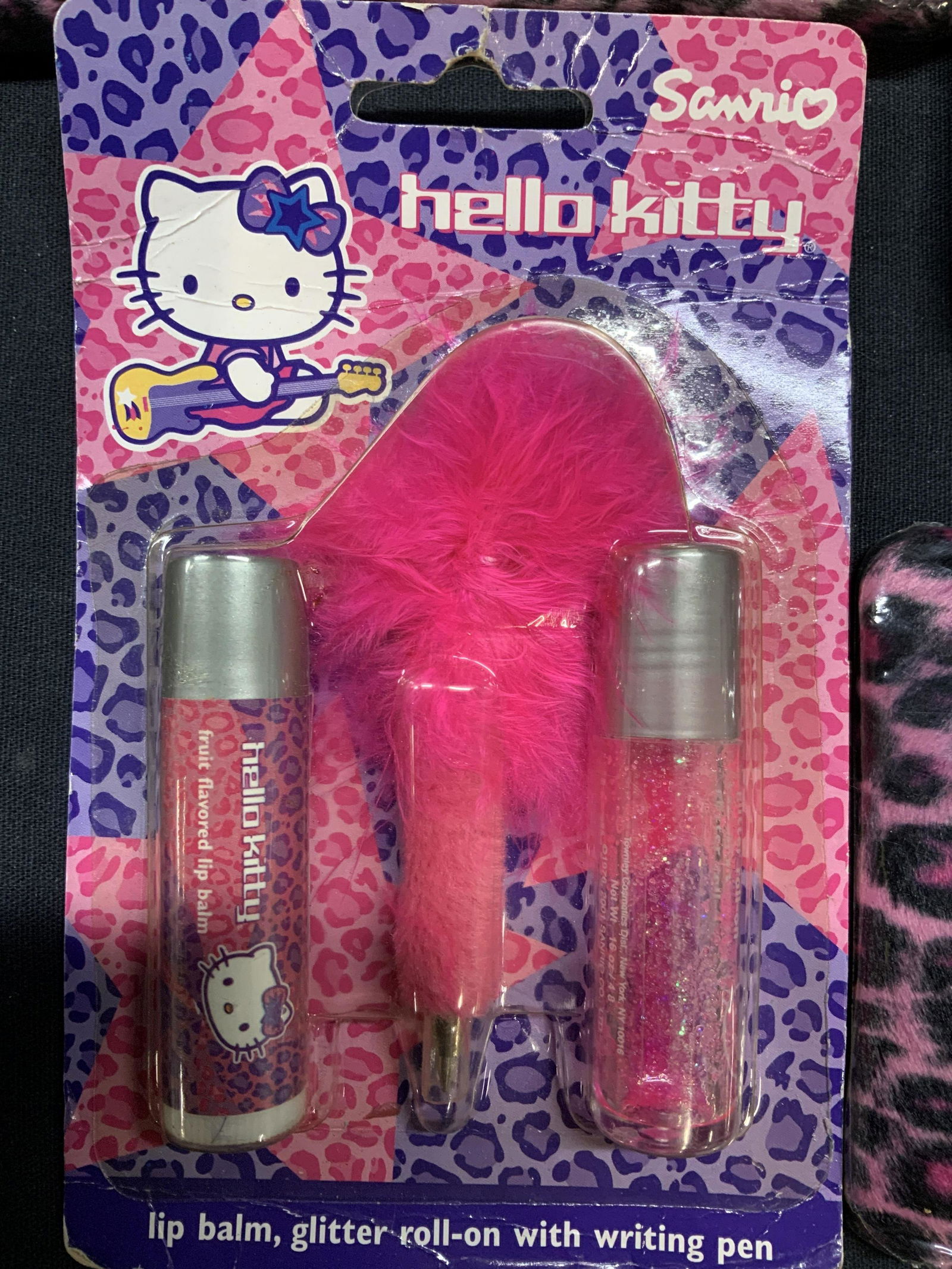 Lot 5 Hello Kitty Make Up Sets NIP: Vintage Hello Kitty make up sets - 4 are Mirrored picture frame make up sets, have sparkle nail Polish and body glitter. Other Hello Kitty has lip balm, lip gloss and pink feather pen. All old stock,