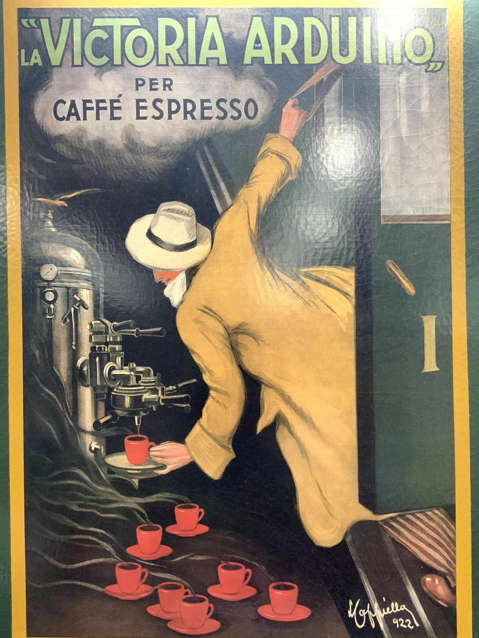 XL La Victoria Arduino Cafe Espresso Advert Litho (1 of 10)