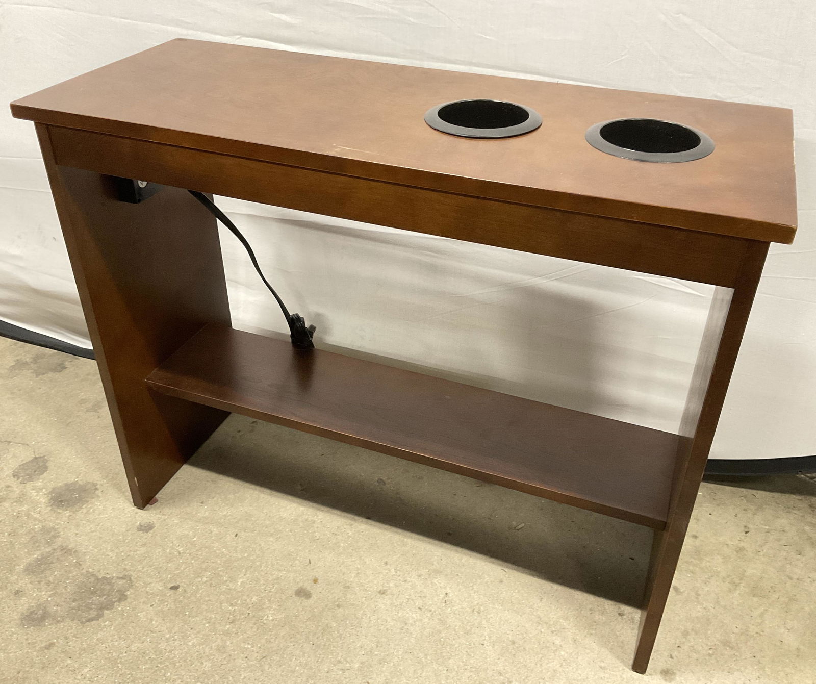 Hammacher Schlemmer Slim Arm Chair End Table (1 of 7)