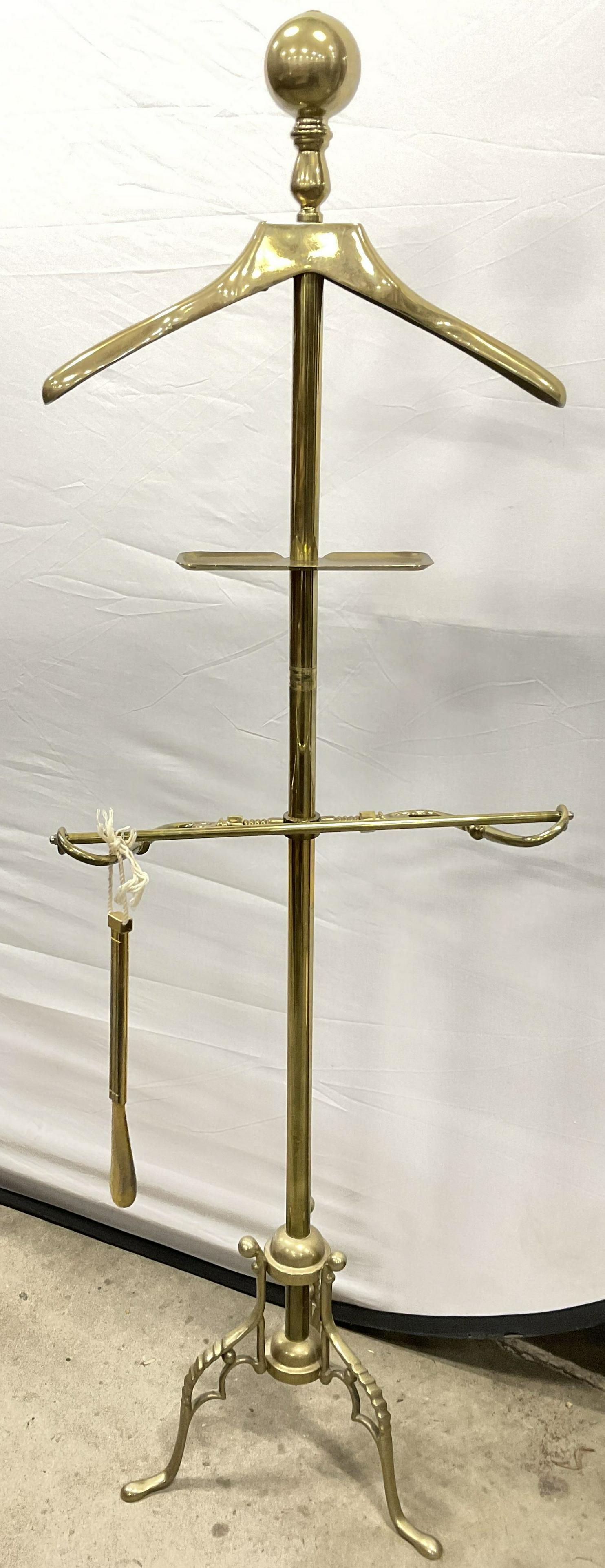 Art Deco Brass Valet / Clothes Stand (1 of 7)